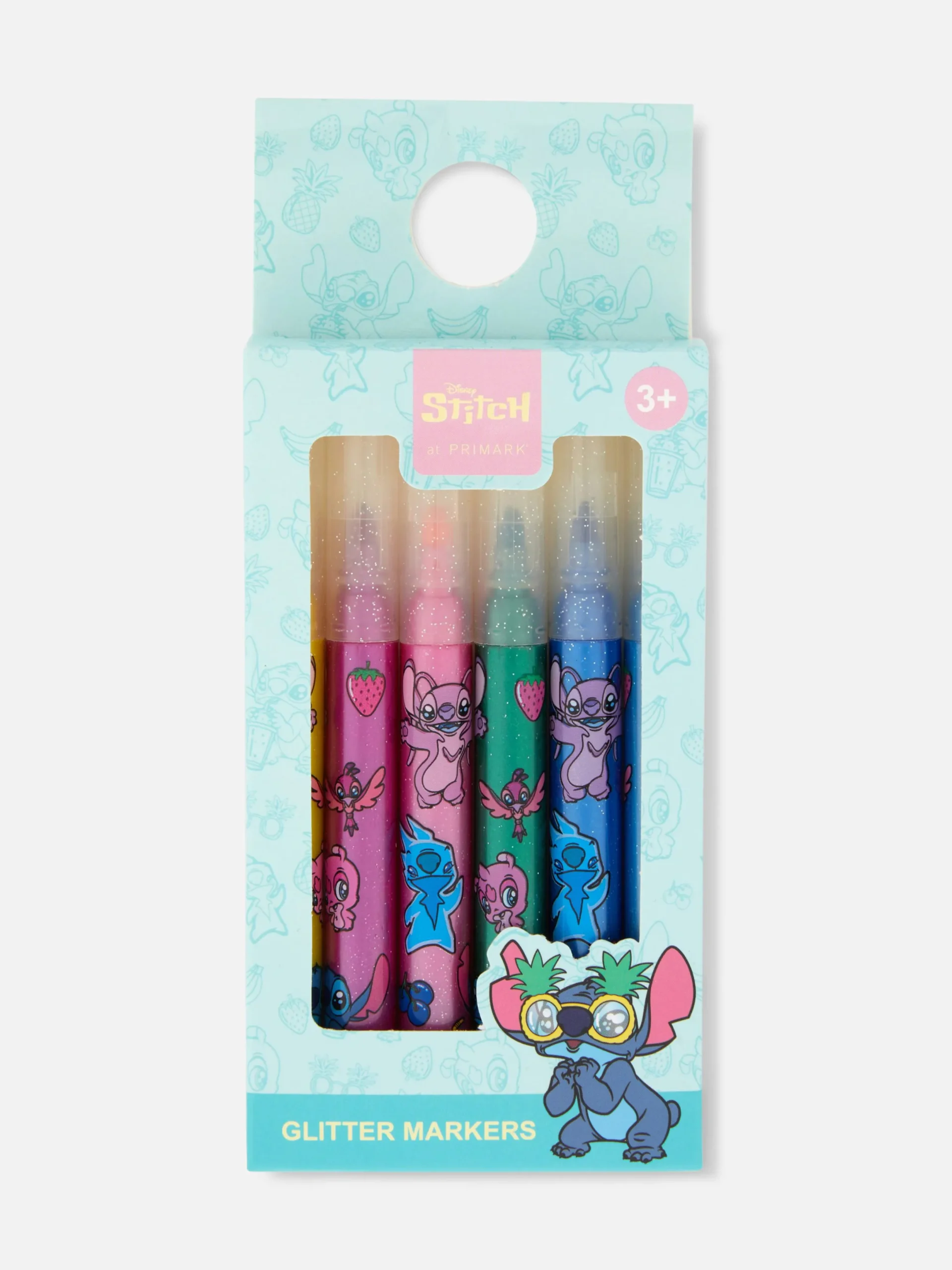 Loisirs Creatifs|Primark Lot De 6 Marqueurs à Paillettes Disney Lilo & Stitch Multicolore