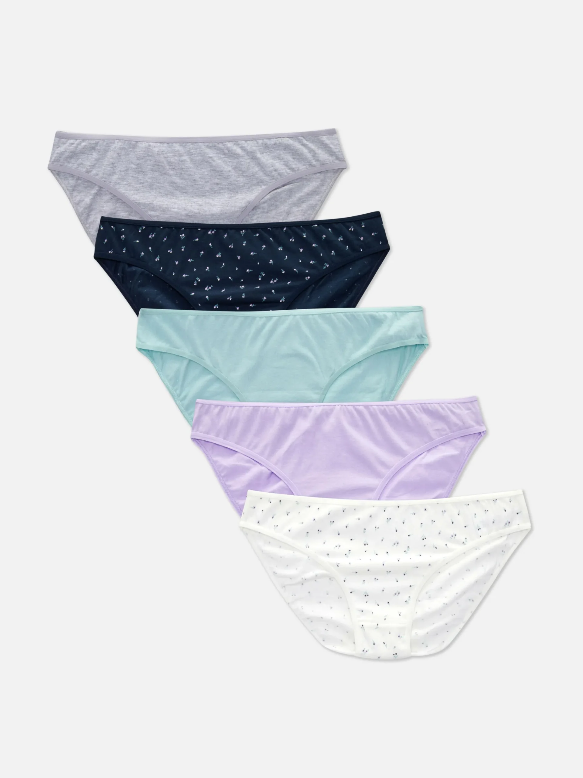Culotte|Primark Lot De 5 Mini Culottes De Style Varié Lilas