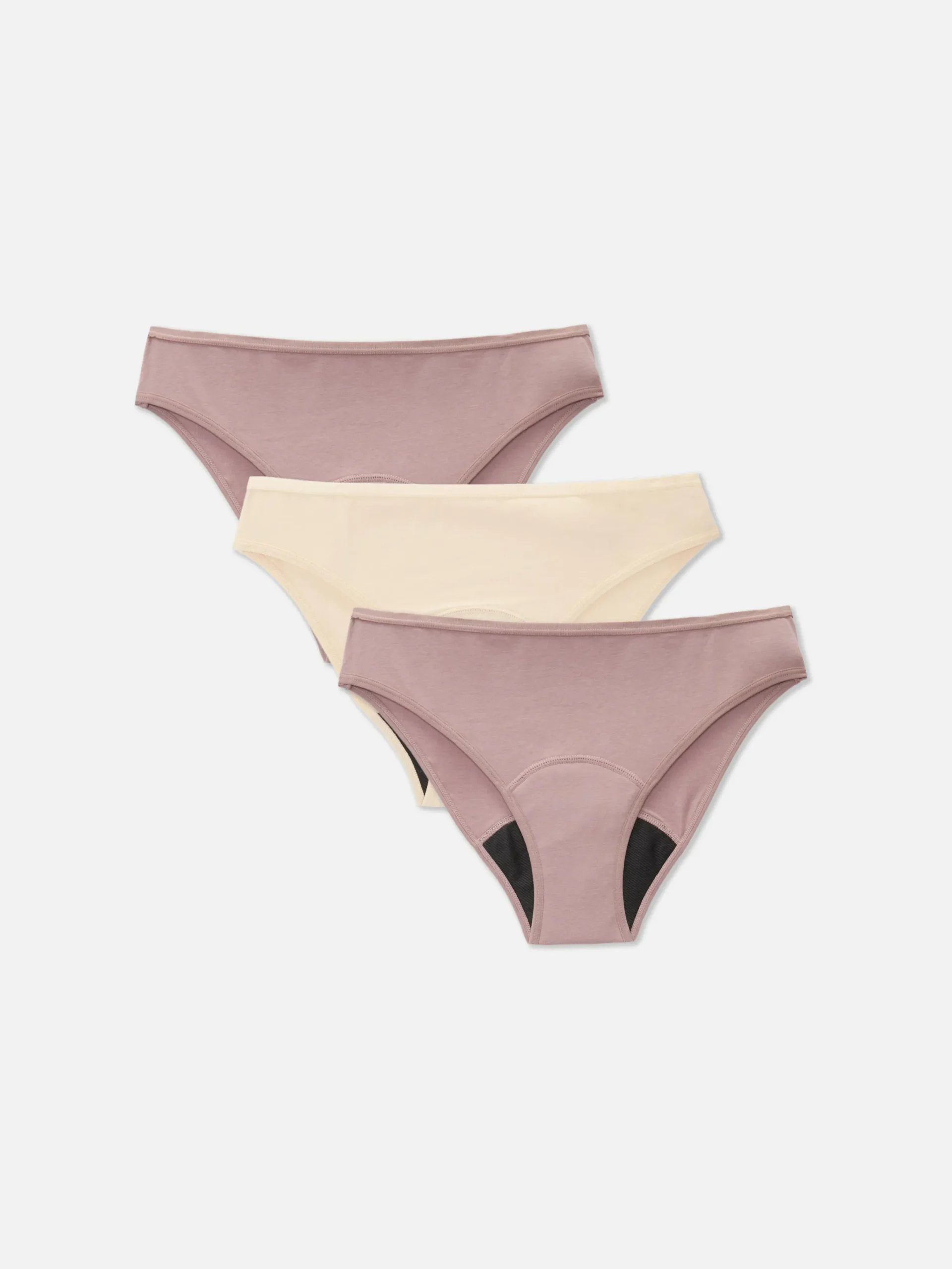 Culotte|Primark Lot De 3 Mini Culottes Menstruelles Moka