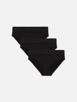 Culotte|Primark Lot De 3 Mini Culottes Sans Couture Noir
