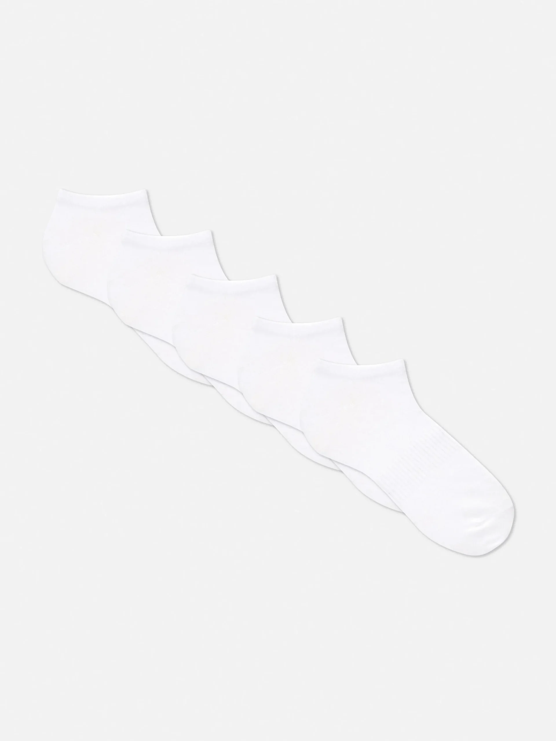 Chaussettes|Vêtements De Sport|Primark Lot De 5 Paires De Chaussettes Pour Baskets Blanc