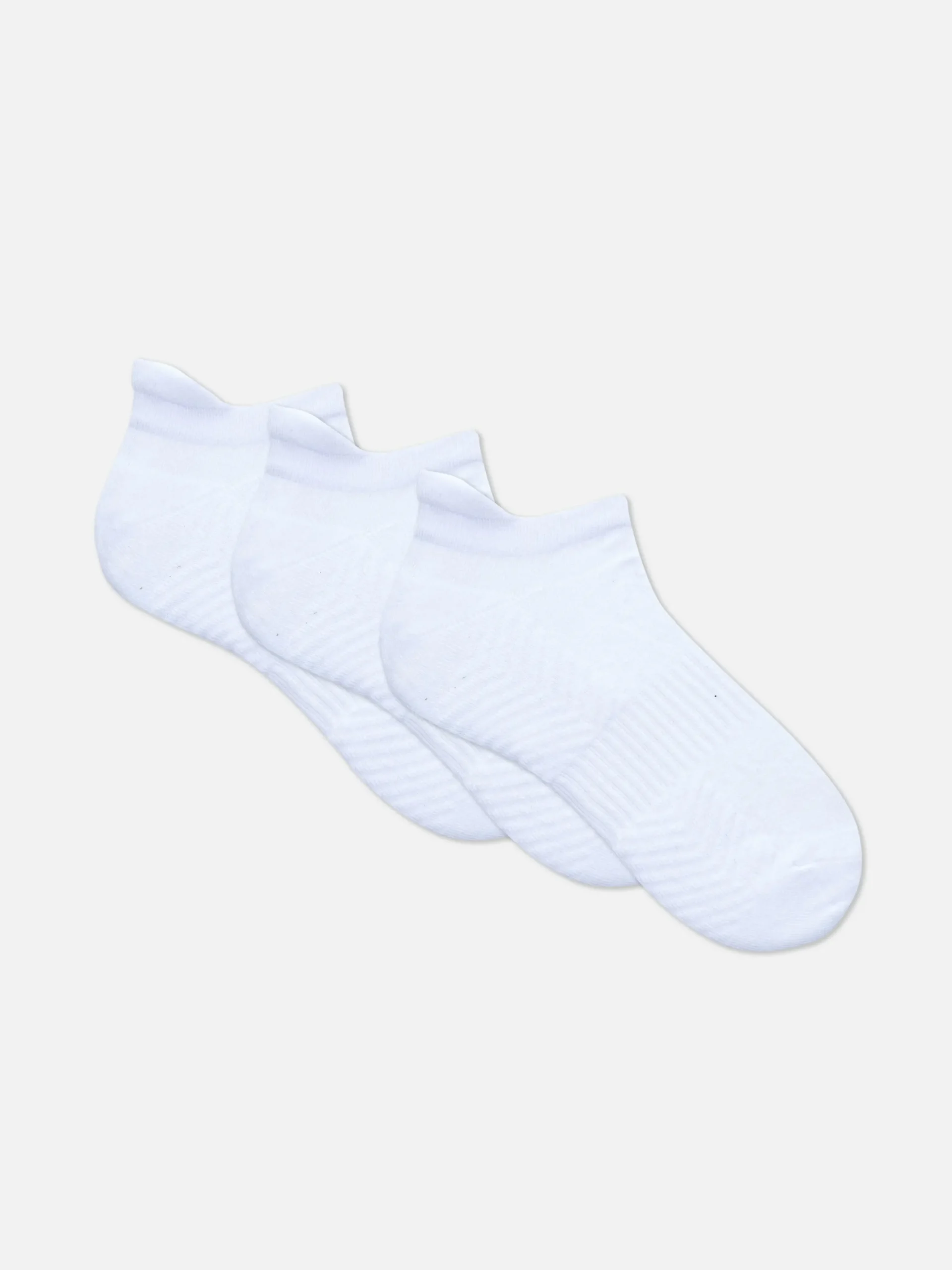Chaussettes|Primark Lot De 3 Paires De Chaussettes à Voûte Plantaire Rembourrée Blanc