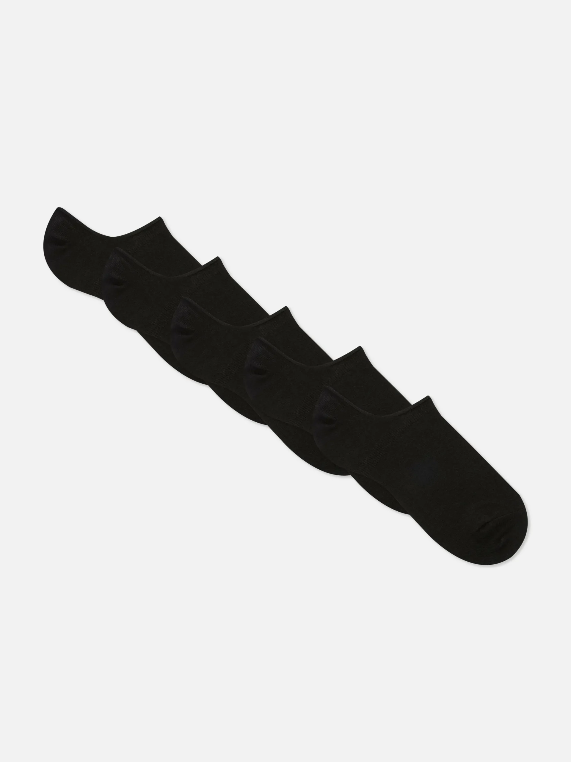 Chaussettes|Primark Lot De 5 Paires De Chaussettes Invisibles Noir