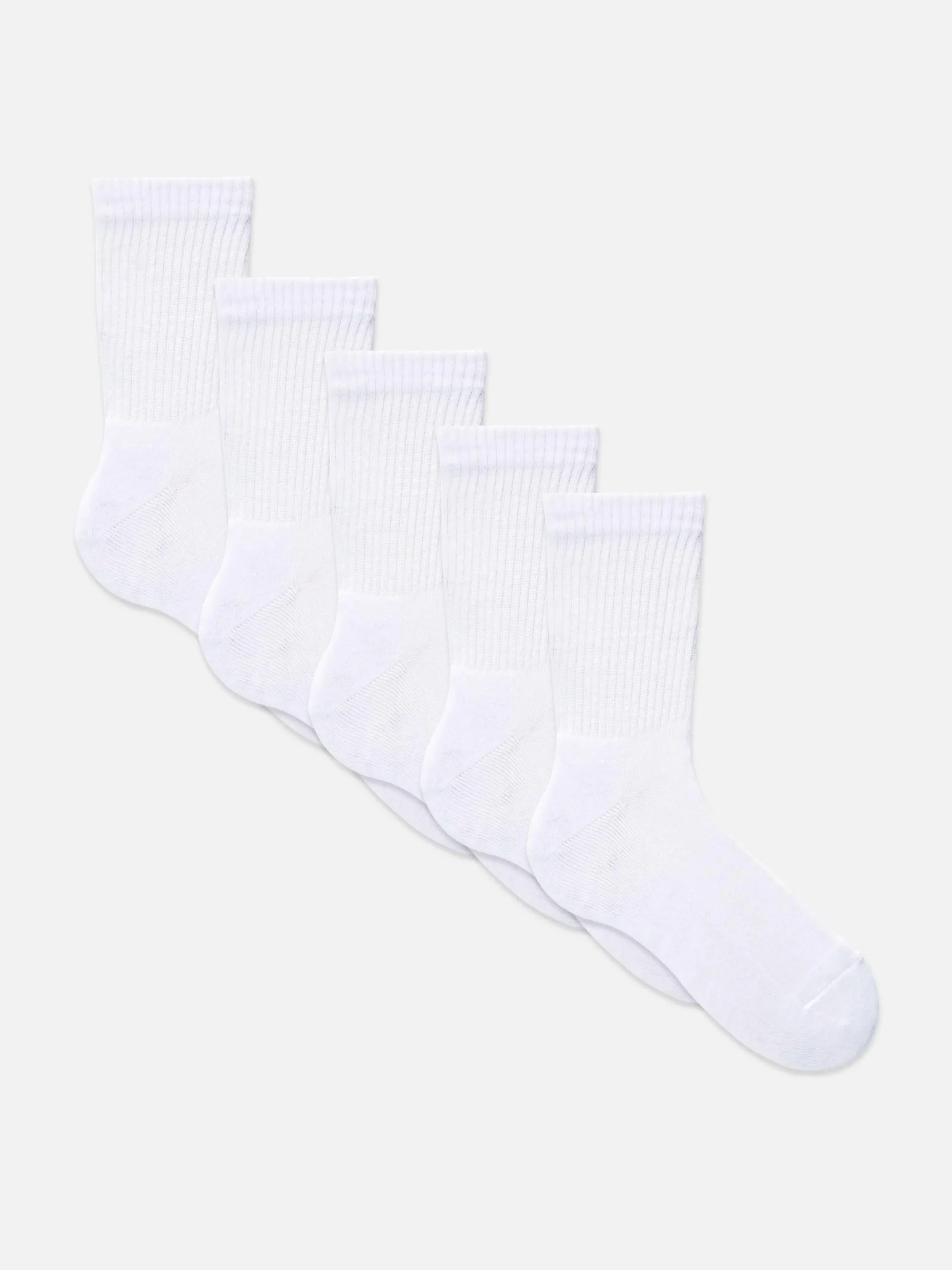 Chaussettes|Vêtements De Sport|Primark Lot De 5 Paires De Chaussettes De Sport Blanc