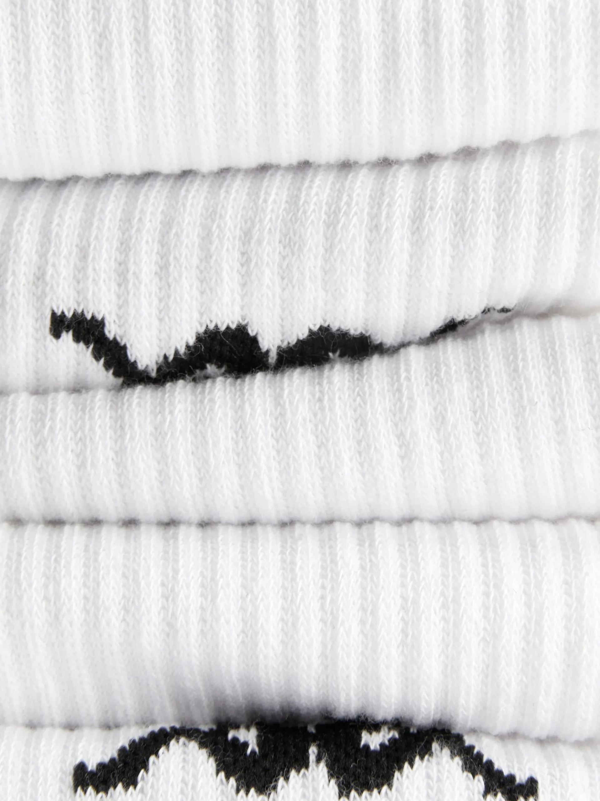 Chaussettes|Primark Lot De 3 Paires De Chaussettes Côtelées Kappa X Blanc