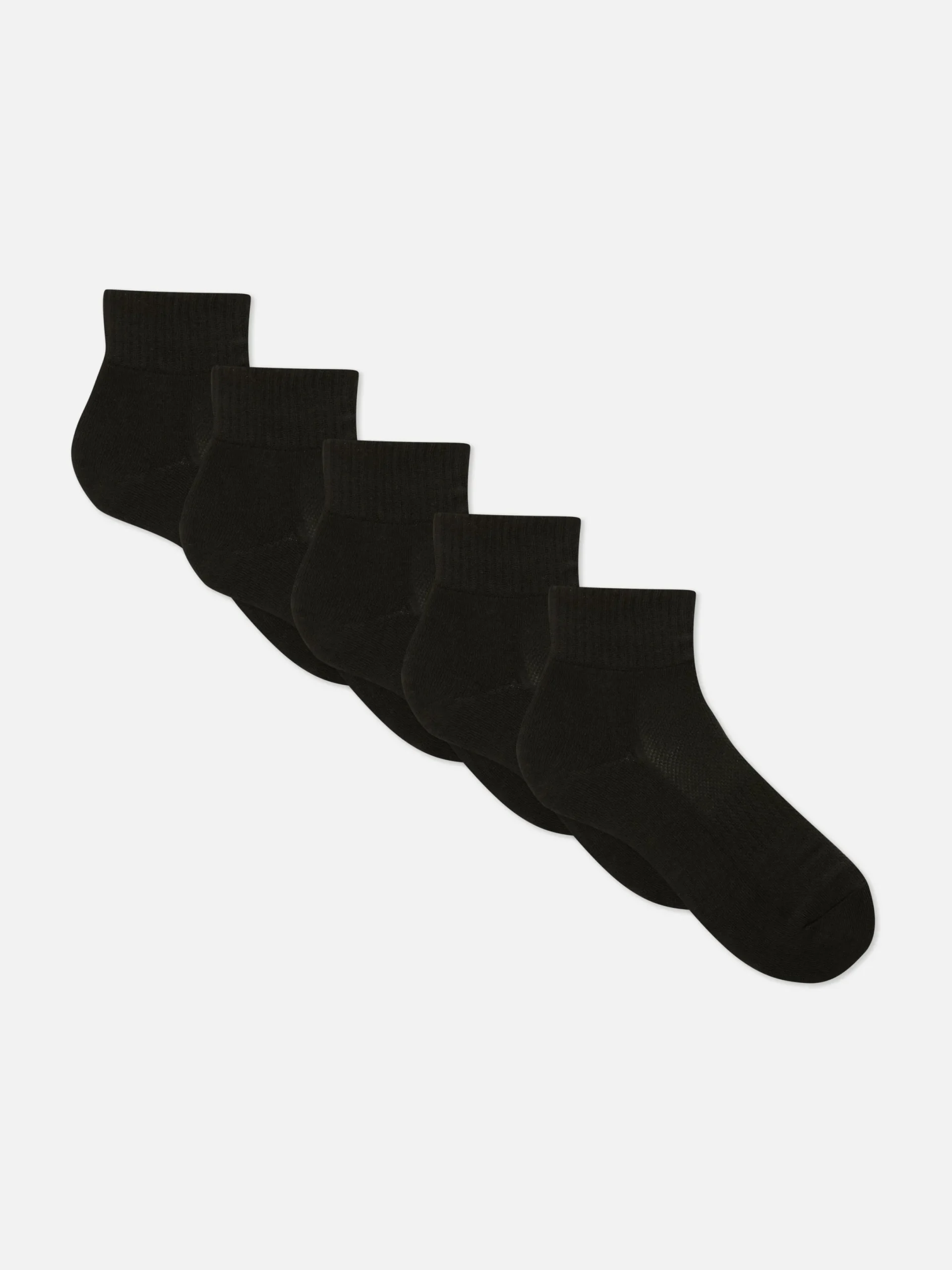 Chaussettes|Primark Lot De 5 Paires De Chaussettes Courtes Noir
