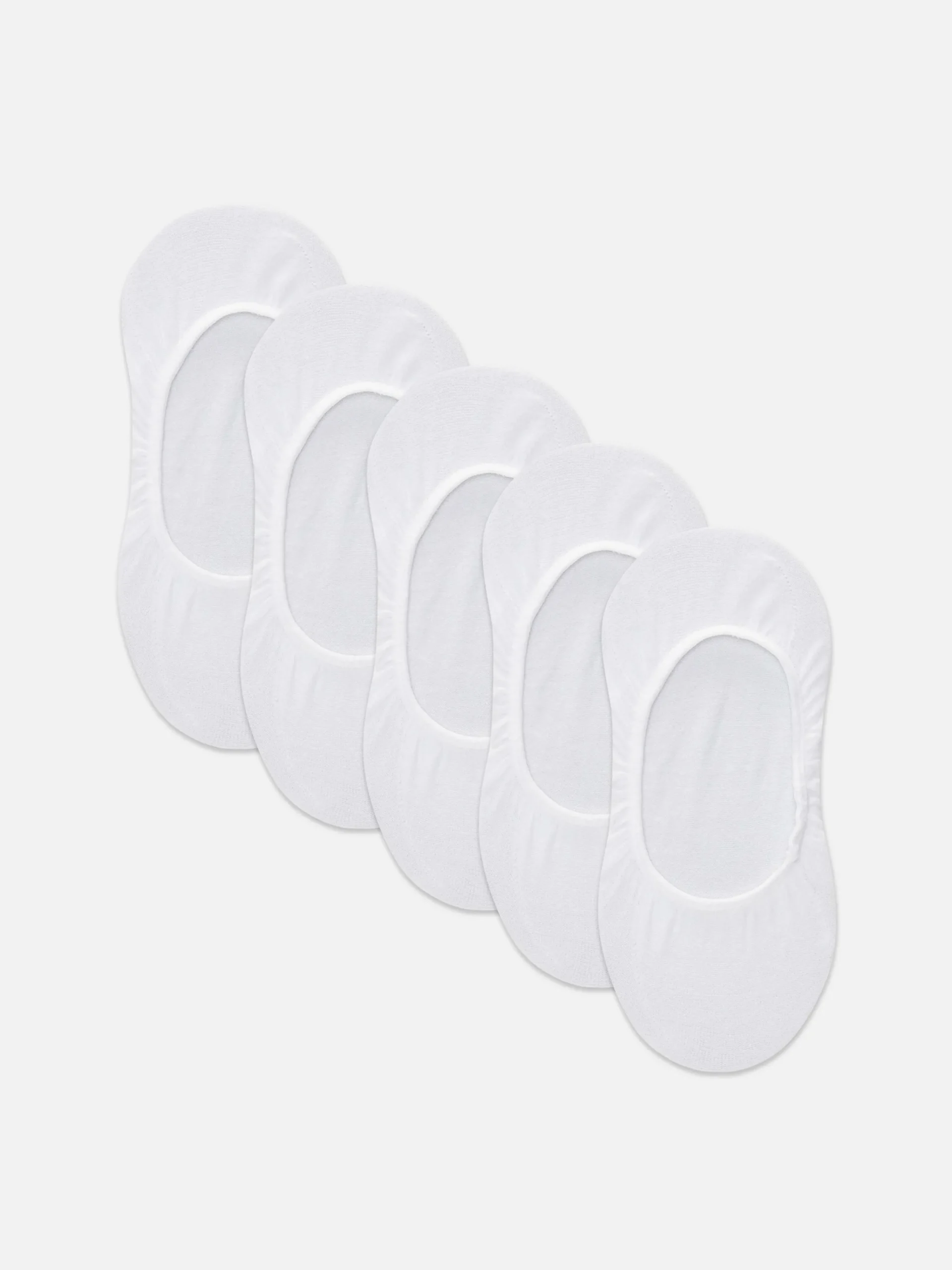 Chaussettes|Primark Lot De 5 Paires De Chaussettes Invisibles Blanc