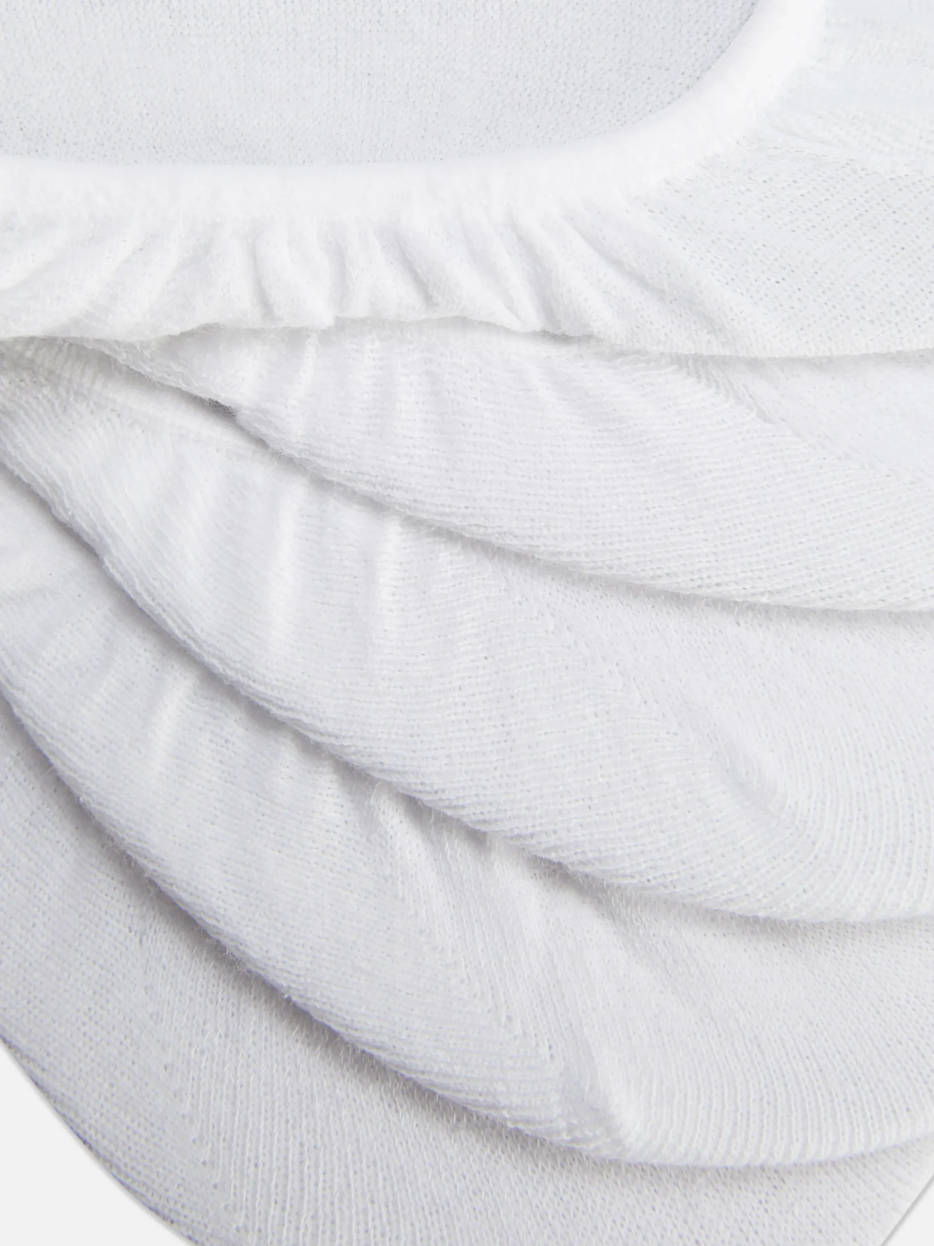 Chaussettes|Primark Lot De 5 Paires De Chaussettes Invisibles Blanc