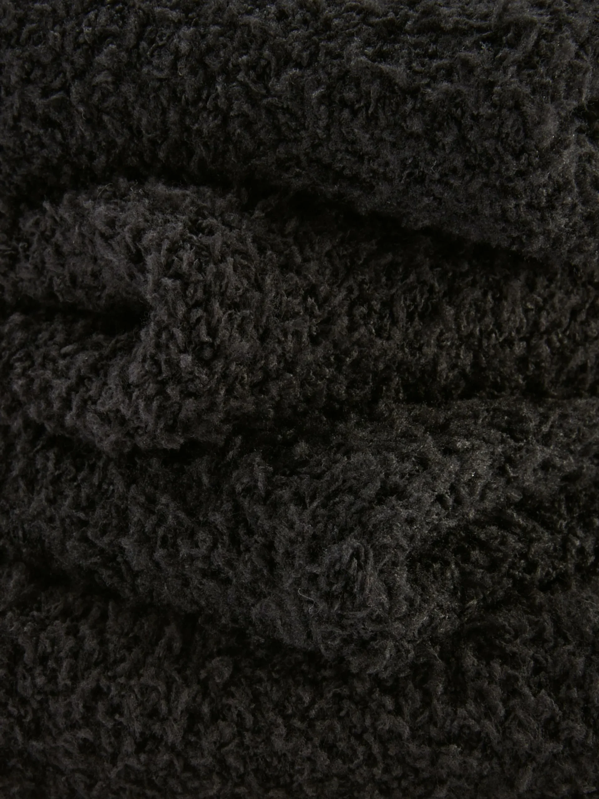 Chaussettes|Primark Lot De 2 Paires De Chaussettes En Bouclé Duveteux Noir