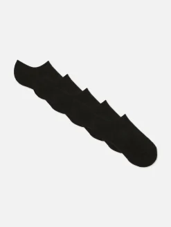 Chaussettes|Primark Lot De 5 Paires De Chaussettes Invisibles Noir