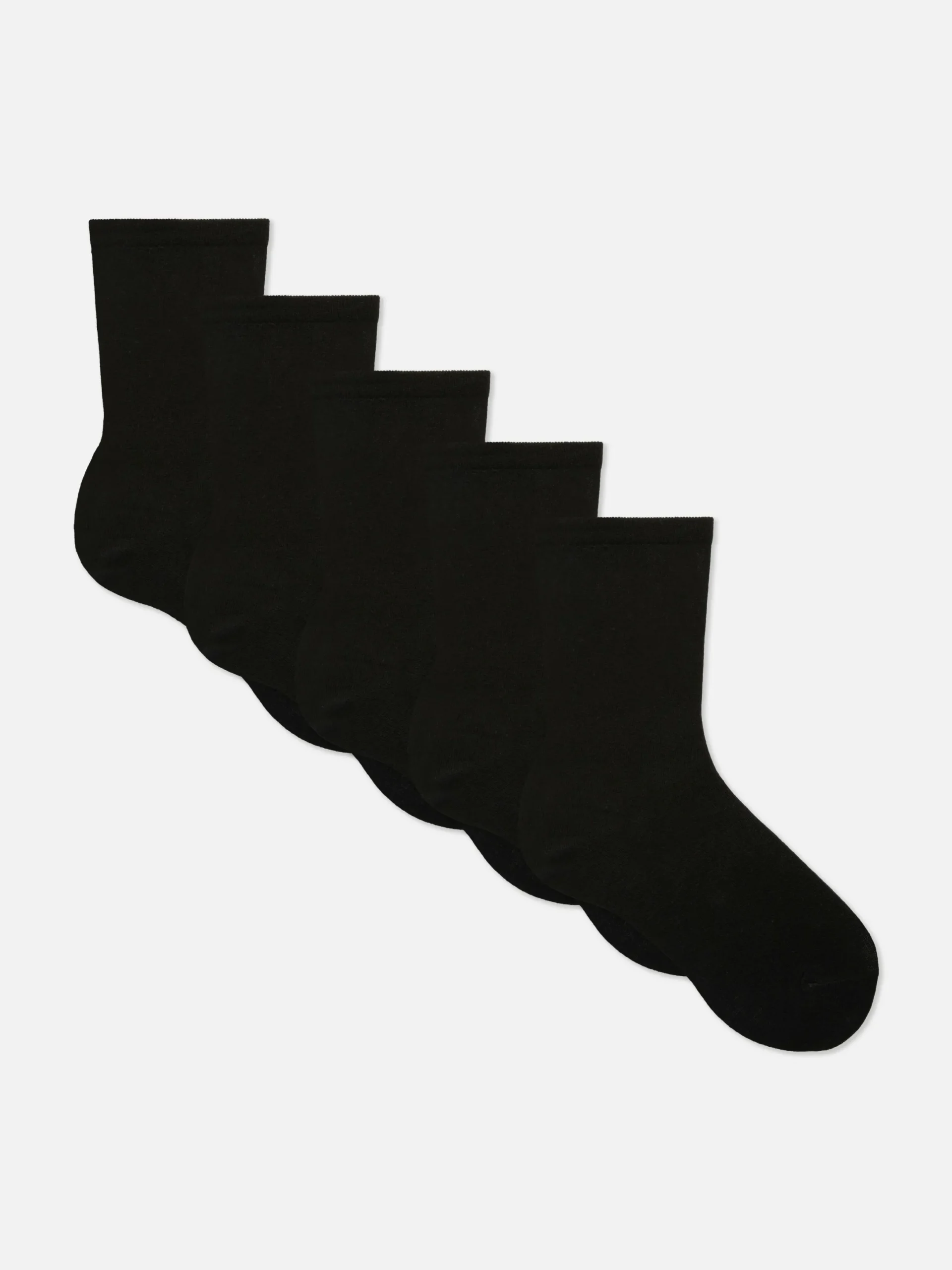 Chaussettes|Primark Lot De 5 Paires De Chaussettes Noir
