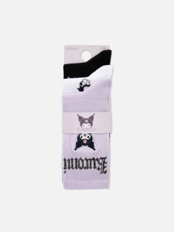 Chaussettes|Primark Lot De 2 Paires De Chaussettes Hello Kitty Kuromi Violet