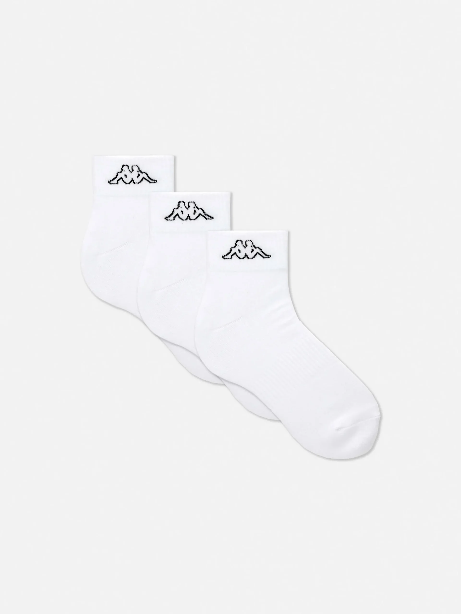 Chaussettes|Vêtements De Sport|Primark Lot De 3 Paires De Chaussettes Kappa X Blanc