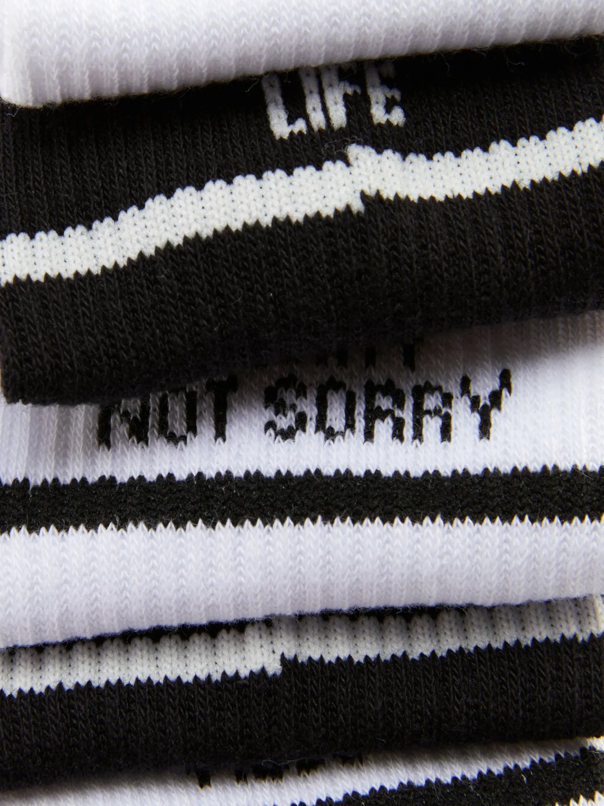 Chaussettes|Primark Lot De 5 Paires De Chaussettes Blanc/Noir