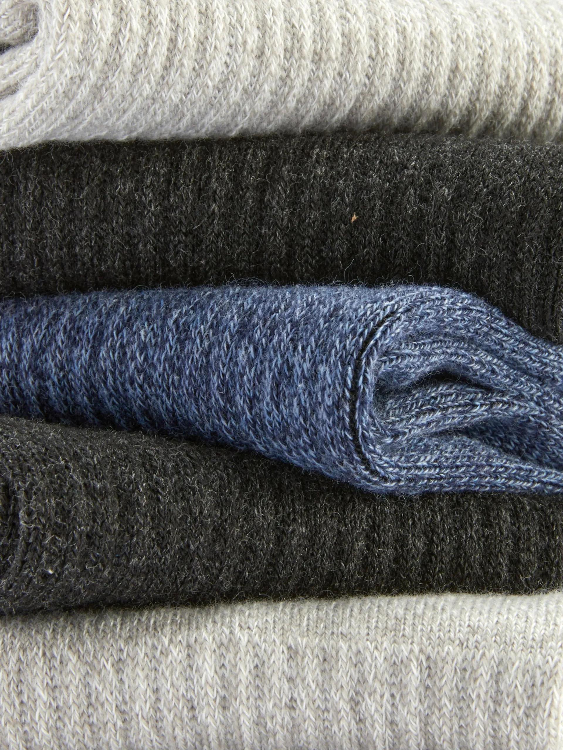 Chaussettes|Primark Lot De 5 Paires De Chaussettes Côtelées Multicolore
