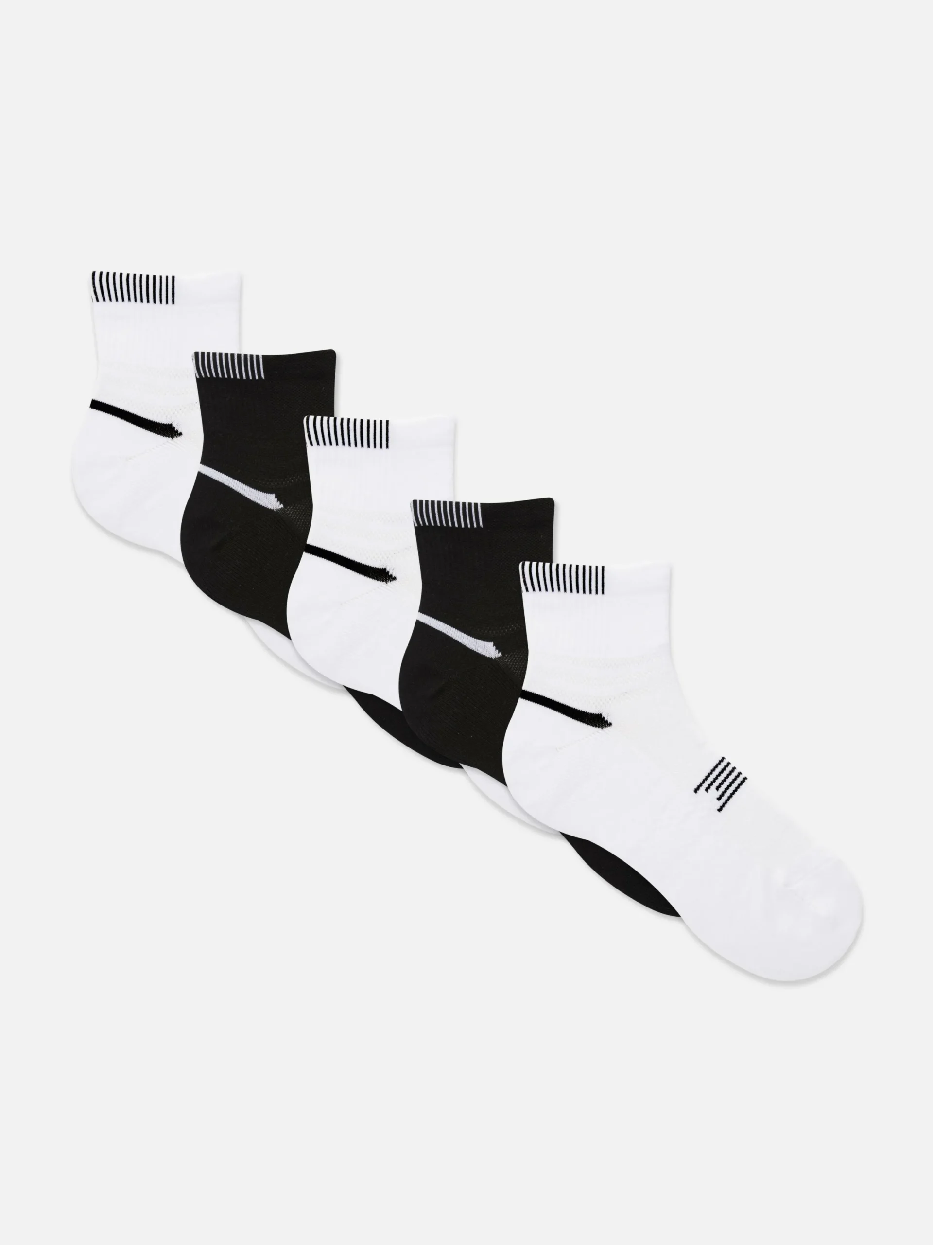 Chaussettes|Vêtements De Sport|Primark Lot De 5 Paires De Chaussettes De Sport Mi-longues Multicolore