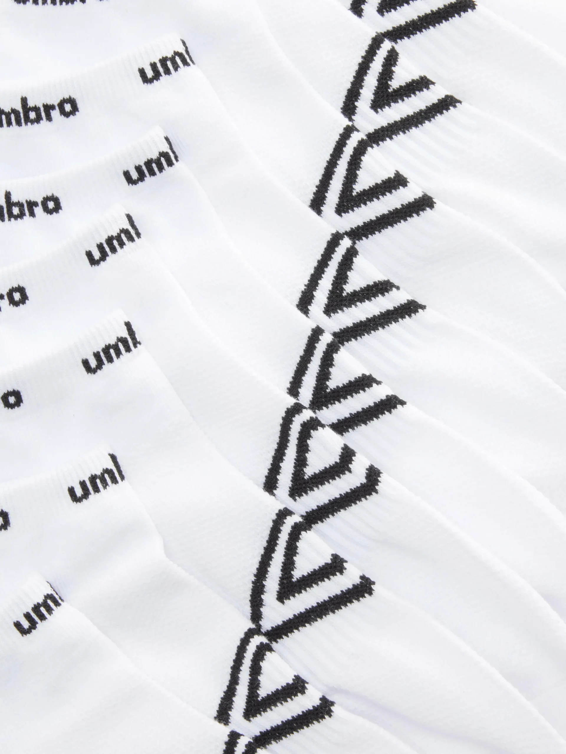Chaussettes|Primark Lot De 5 Paires De Chaussettes Pour Baskets Umbro Blanc