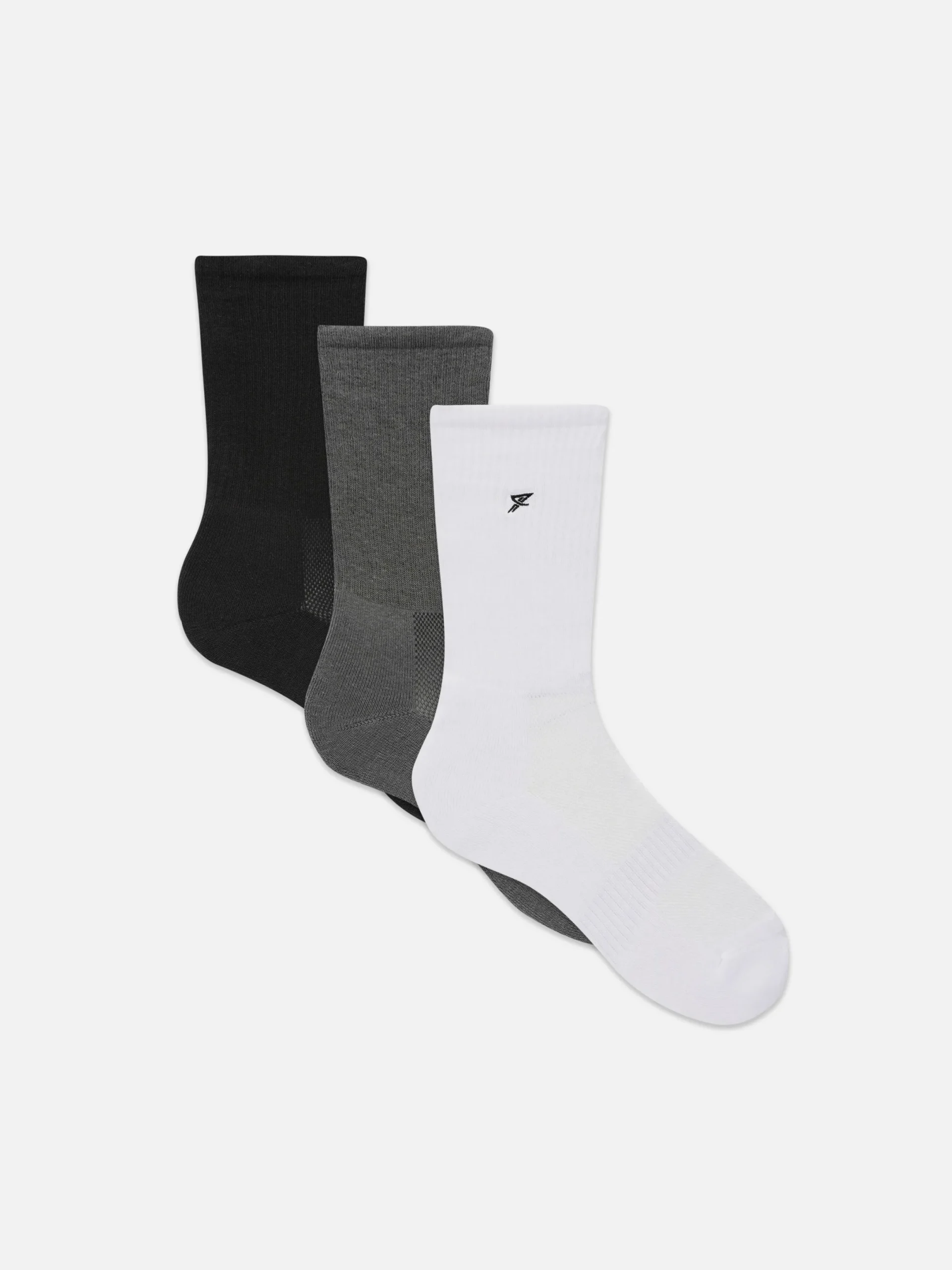 Chaussettes|Vêtements De Sport|Primark Lot De 3 Paires De Chaussettes De Sport Anthracite