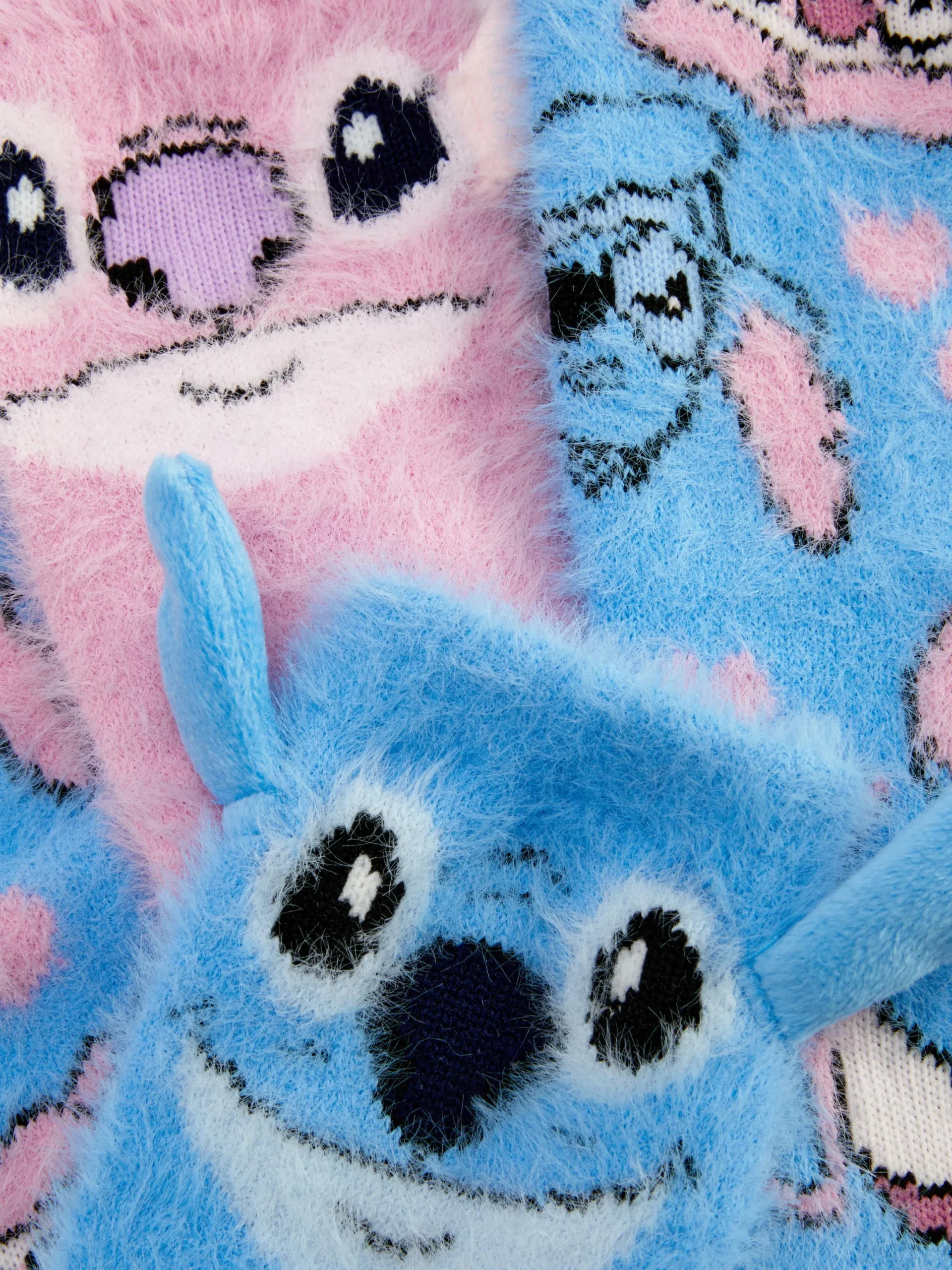 Chaussettes Et Collants|Primark Lot De 2 Paires De Chaussettes Chaudes Disney Lilo & Stitch Angel Bleu