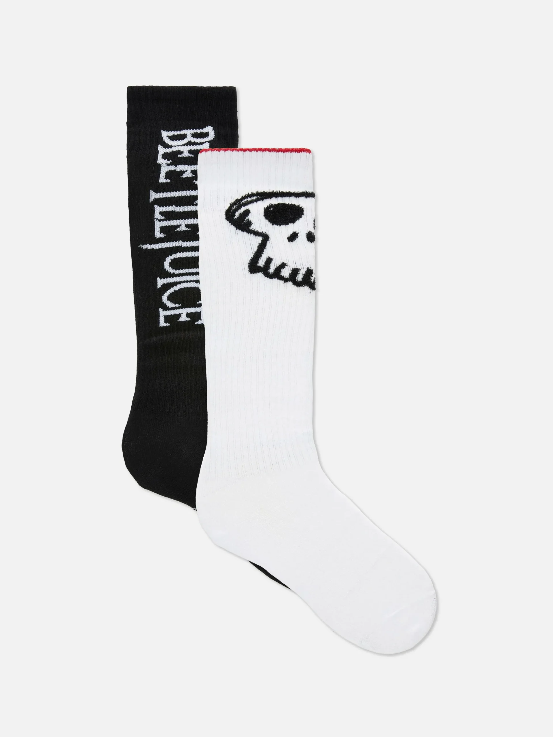 Beetlejuice|Tout Halloween|Primark Lot De 2 Paires De Chaussettes Beetlejuice Violet