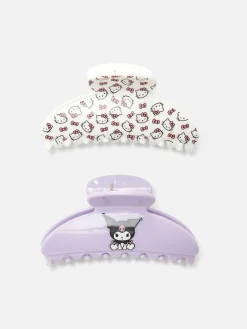 Accessoires Cheveux|Primark Lot De 2 Pinces à Cheveux Pieuvre Hello Kitty And Friends Multicolore
