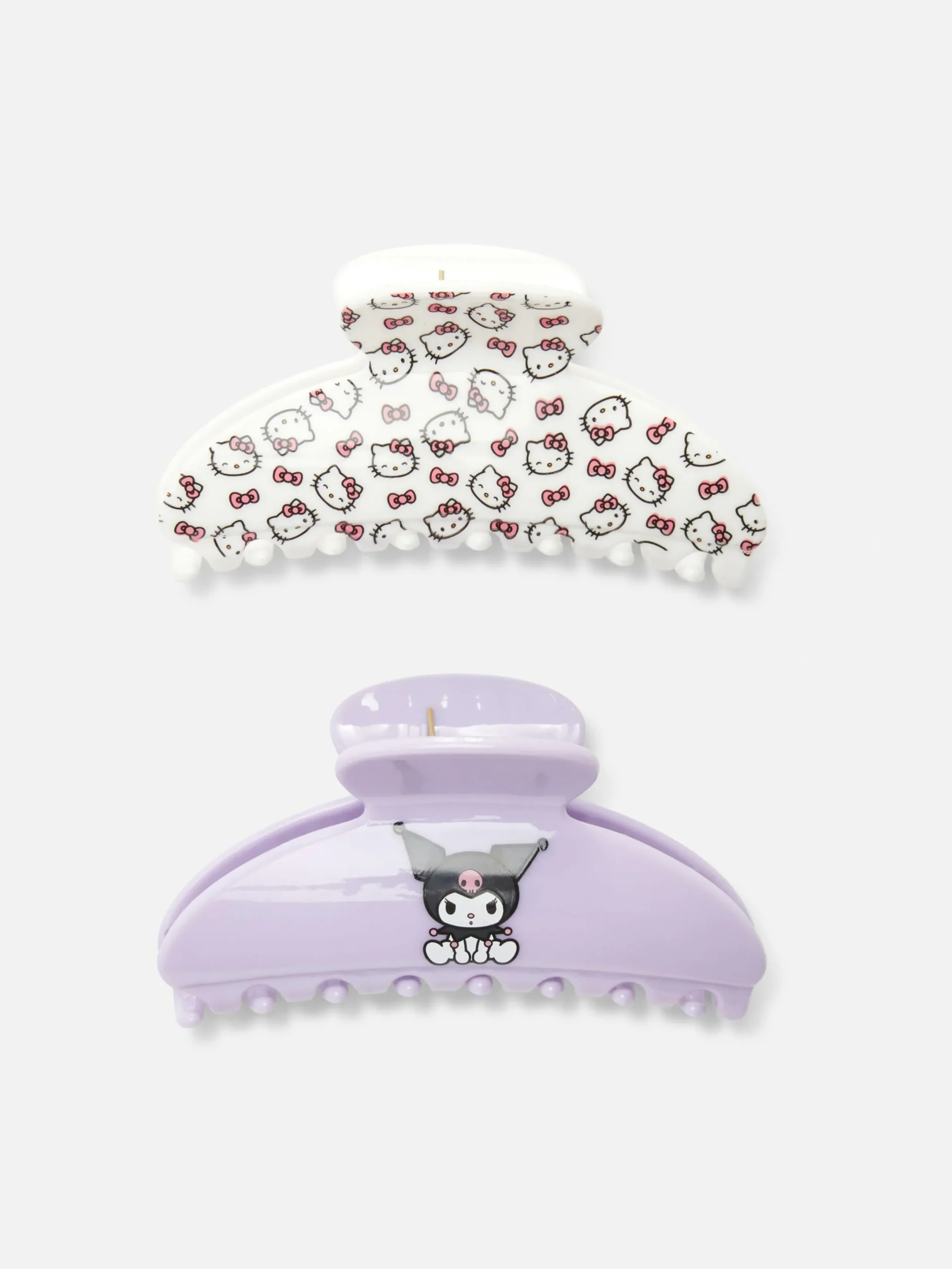 Accessoires Cheveux|Primark Lot De 2 Pinces à Cheveux Pieuvre Hello Kitty And Friends Multicolore