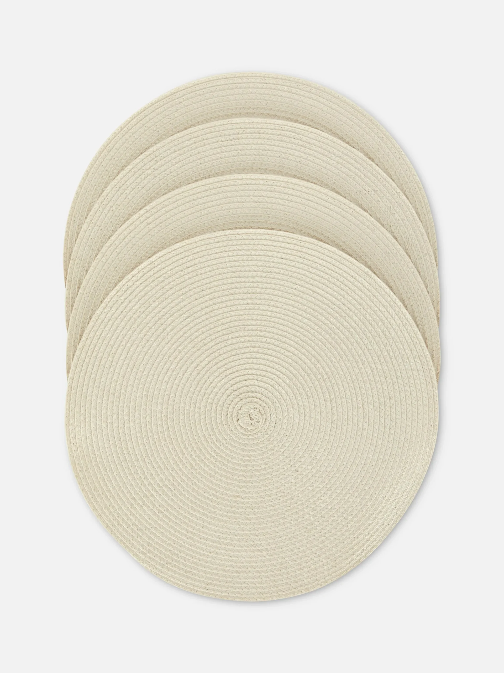 Art De La Table|Primark Lot De 4 Sets De Table Tissés Beige