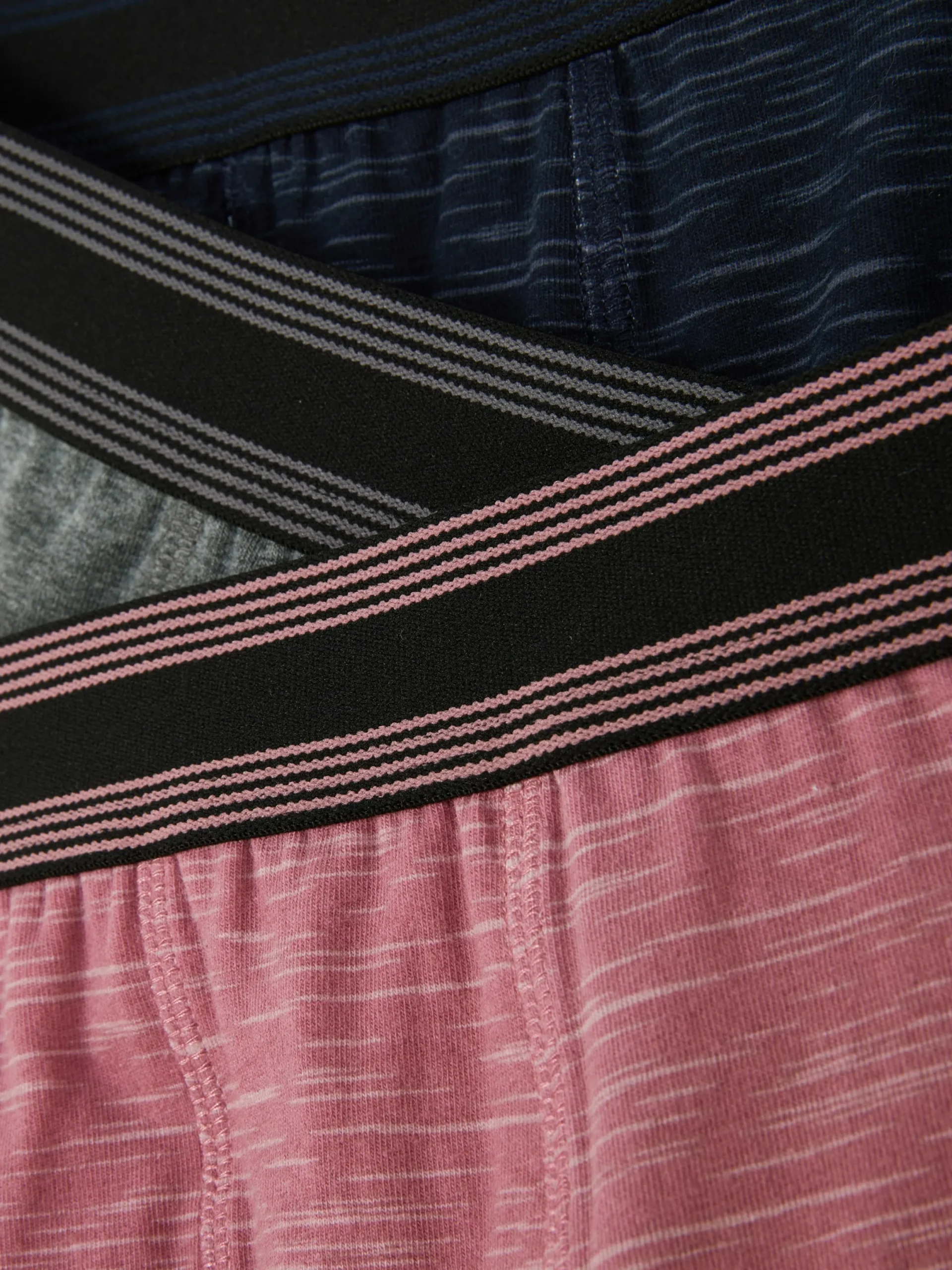 Sous-Vêtements|Primark Lot De 3 Shortys Effet Chiné Rose