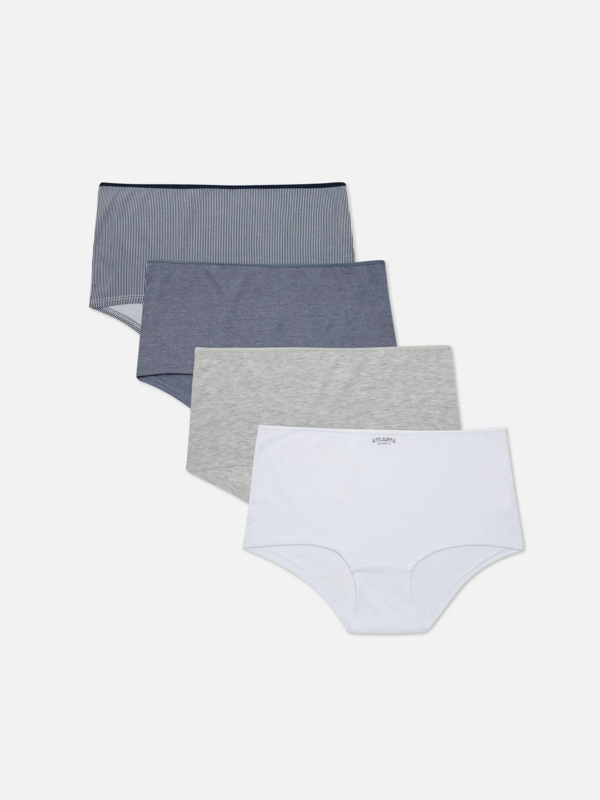 Culotte|Primark Lot De 4 Shortys Variés Pour Tous Les Jours Bleu clair