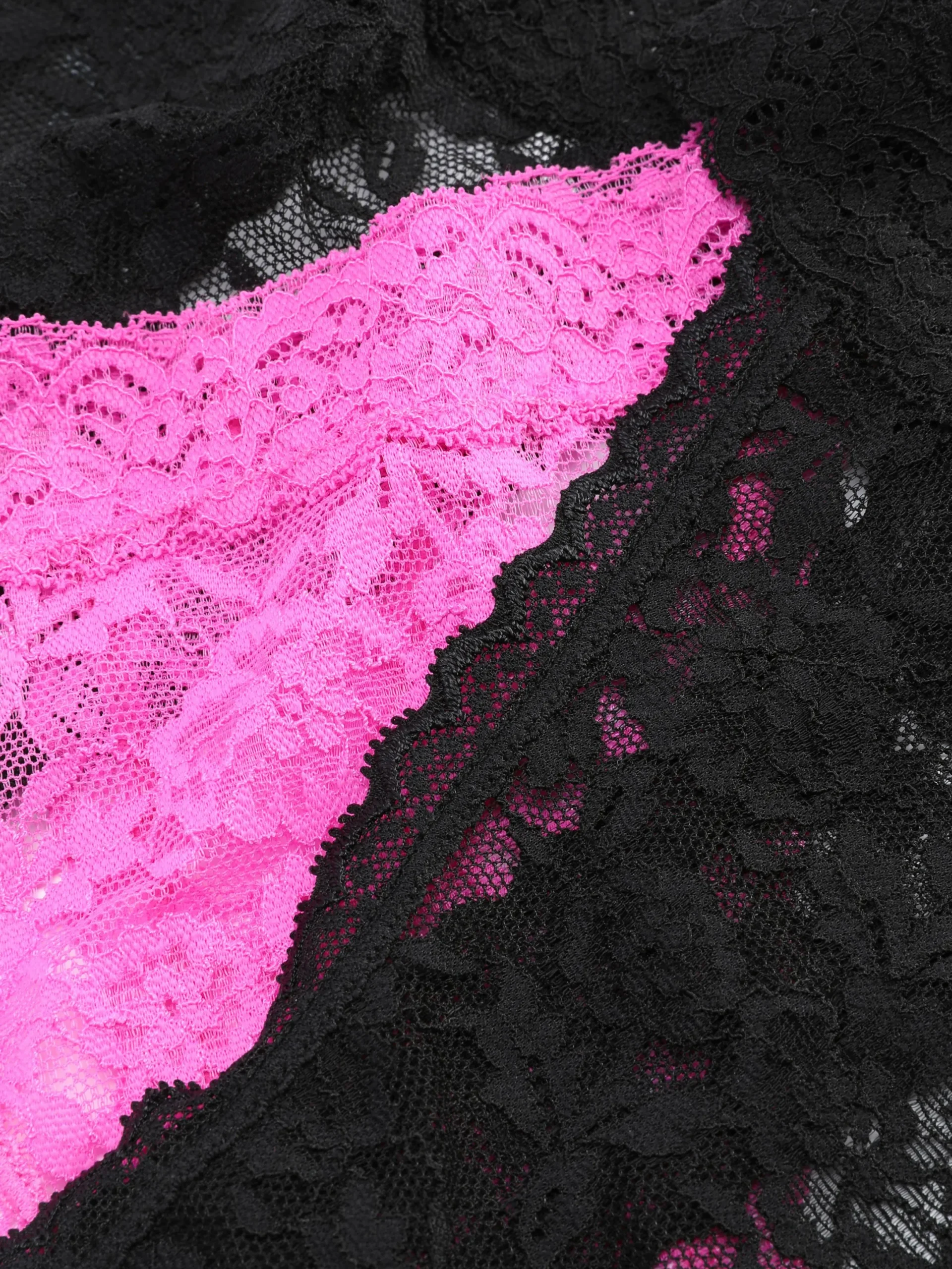 Culotte|Primark Lot De 3 Strings à Finitions En Dentelle Noir