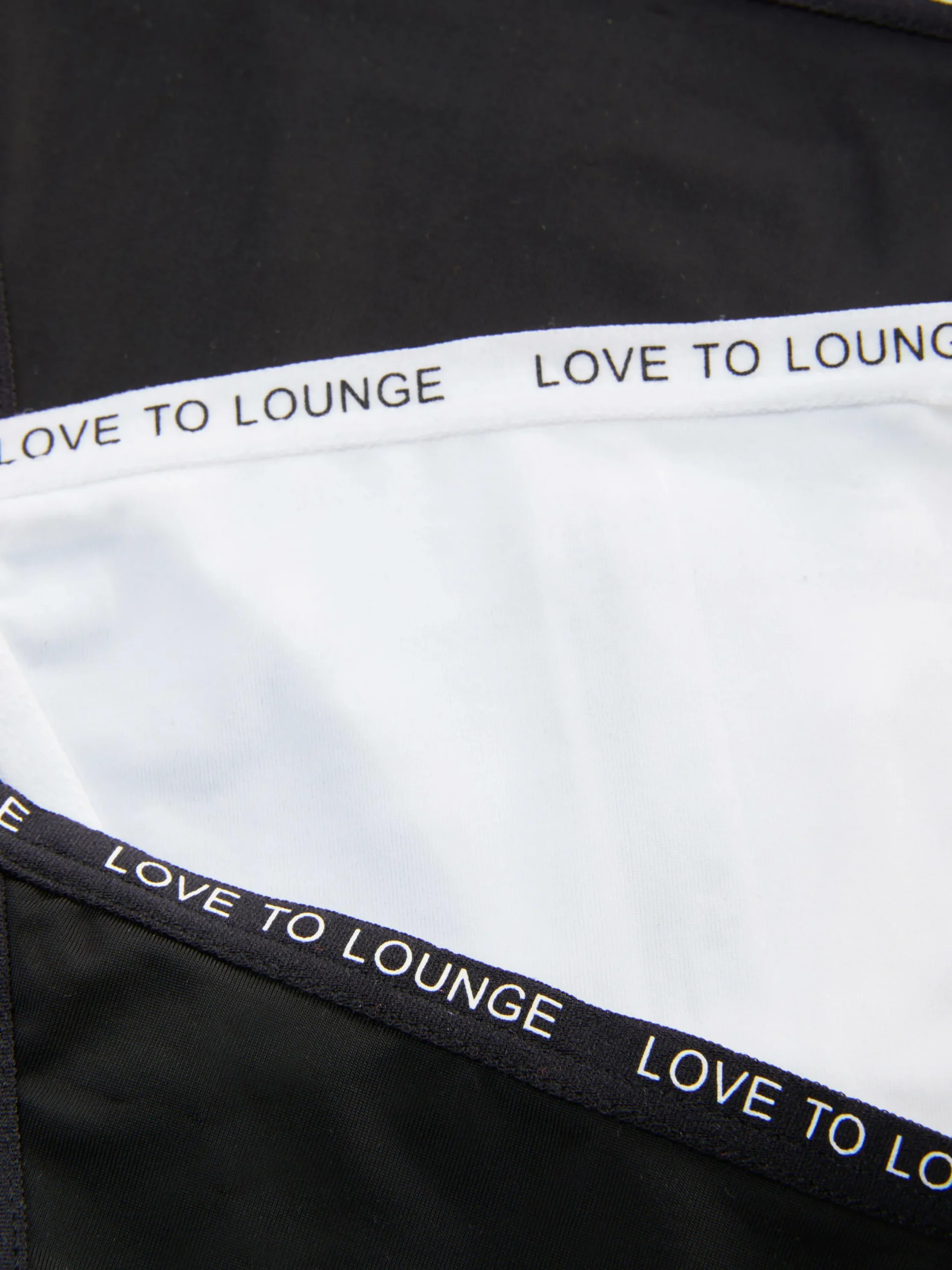 Culotte|Primark Lot De 3 Strings En Microfibre Noir/Blanc