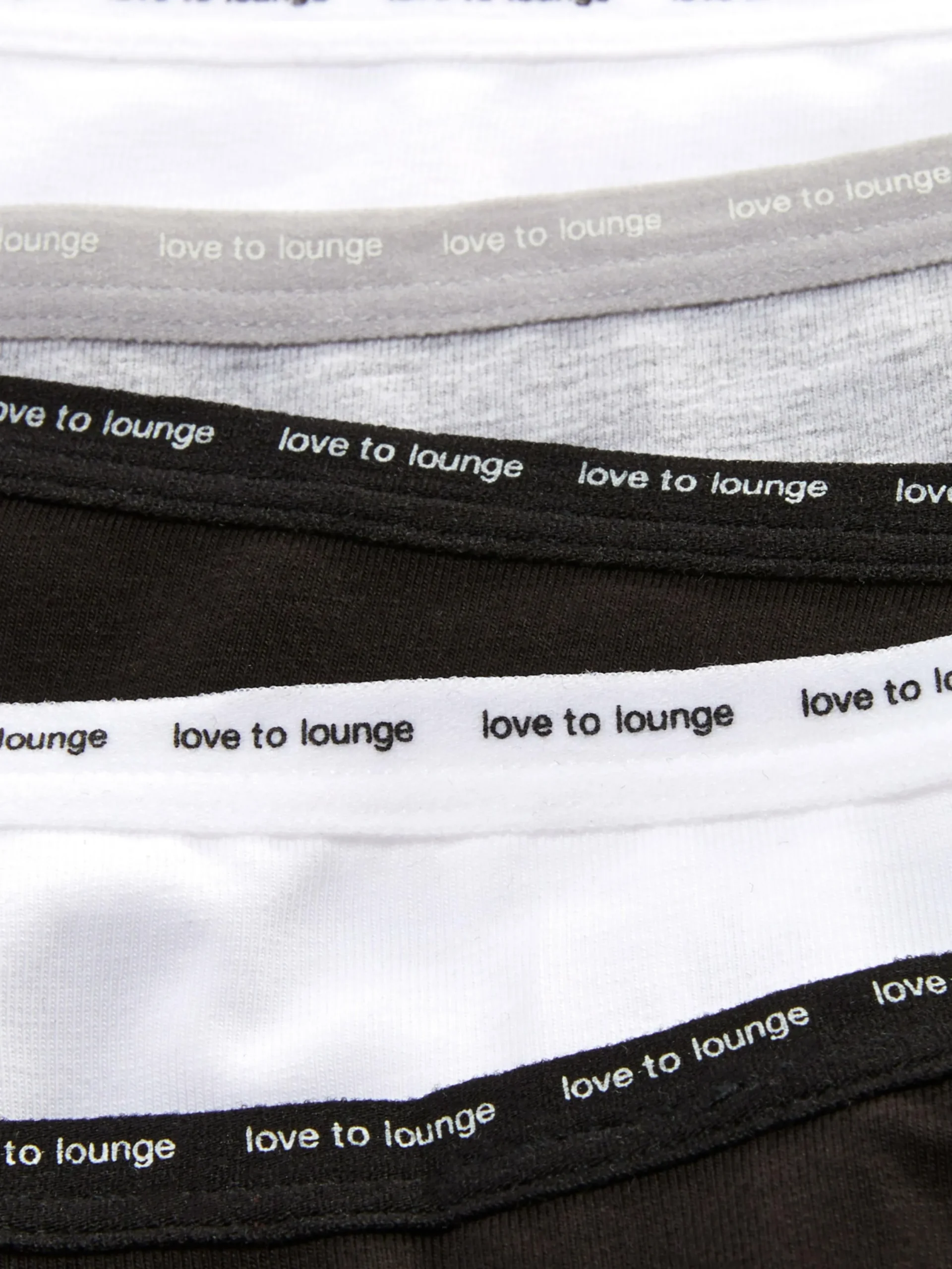 Culotte|Primark Lot De 5 Strings Stretch Tendance Noir