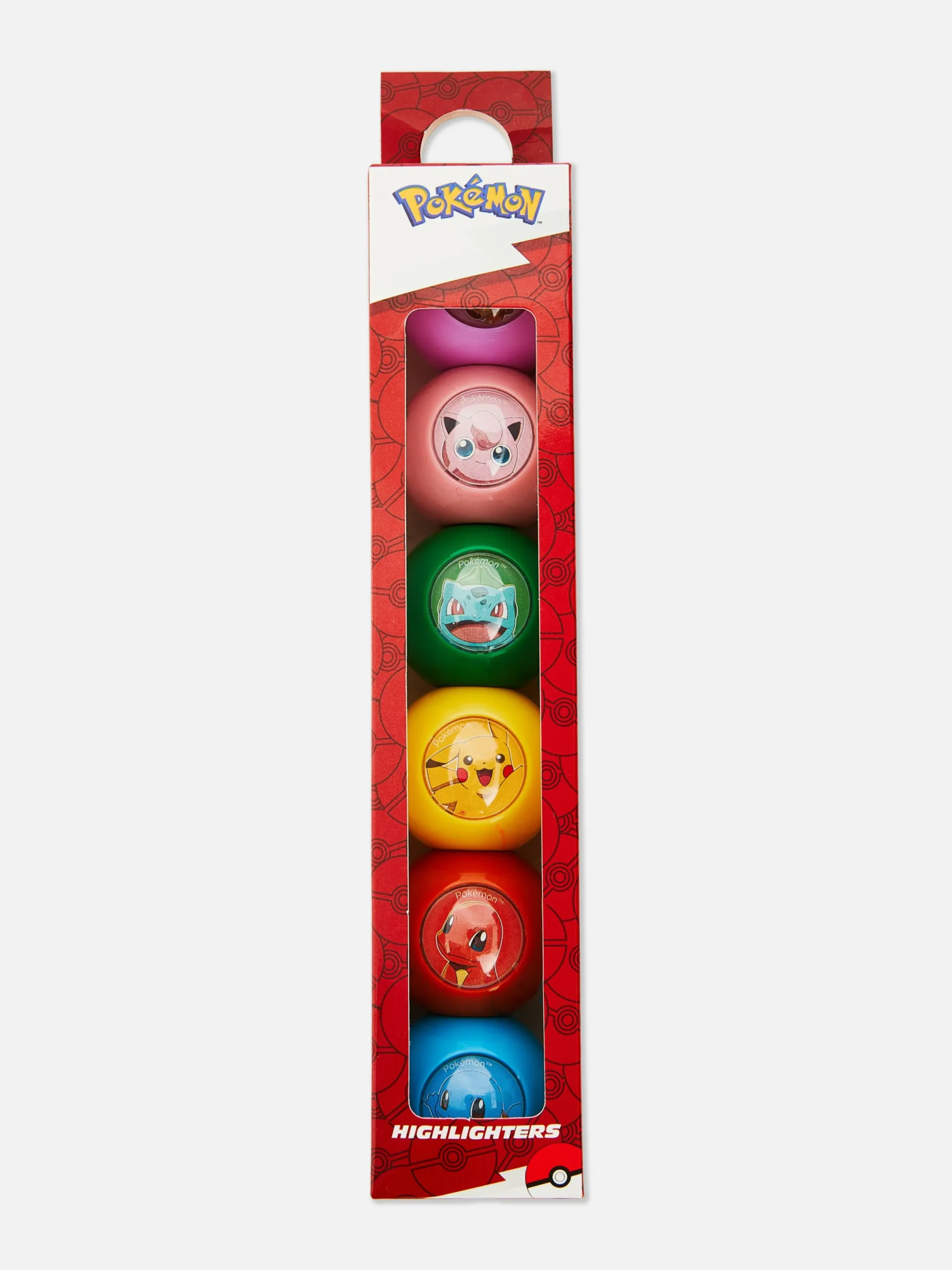 Crayons De Couleur|Primark Lot De 6 Surligneurs Empilables Pokémon Jaune