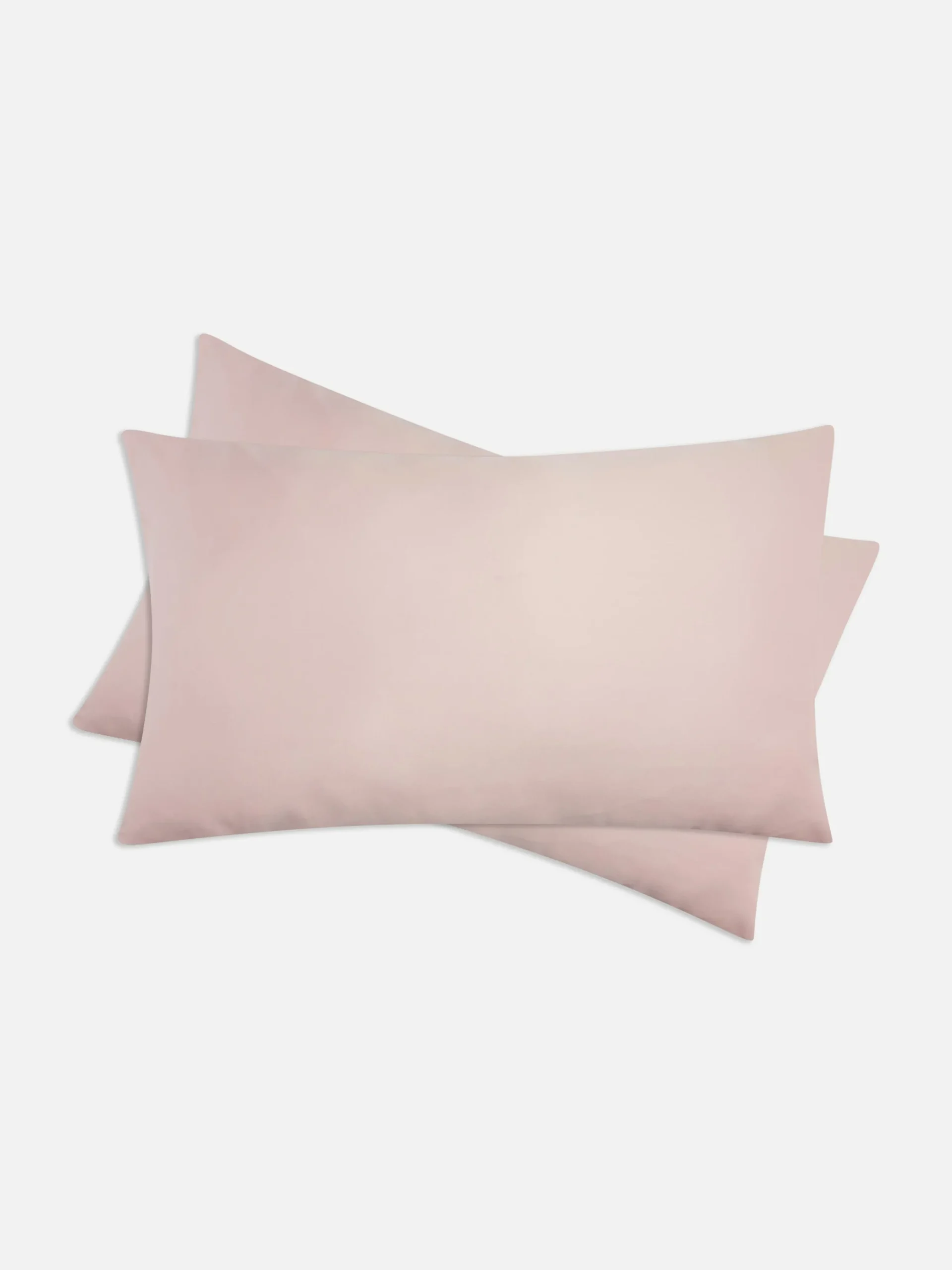 Draps Et Taies D'Oreillers|Primark Lot De 2 Taies D'oreiller En Coton Rose