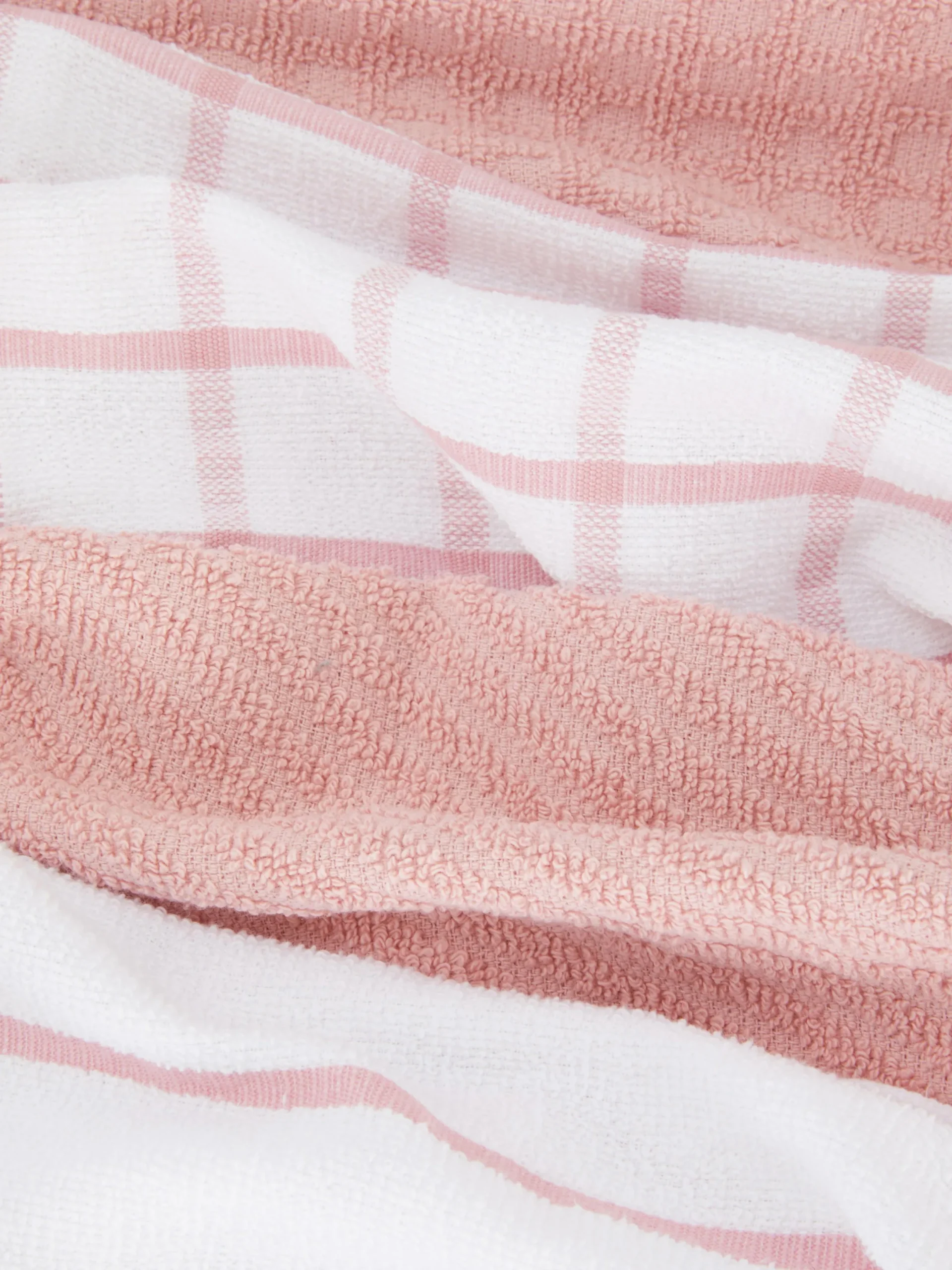 Art De La Table|Primark Lot De 4 Torchons En Coton éponge Rose poudré