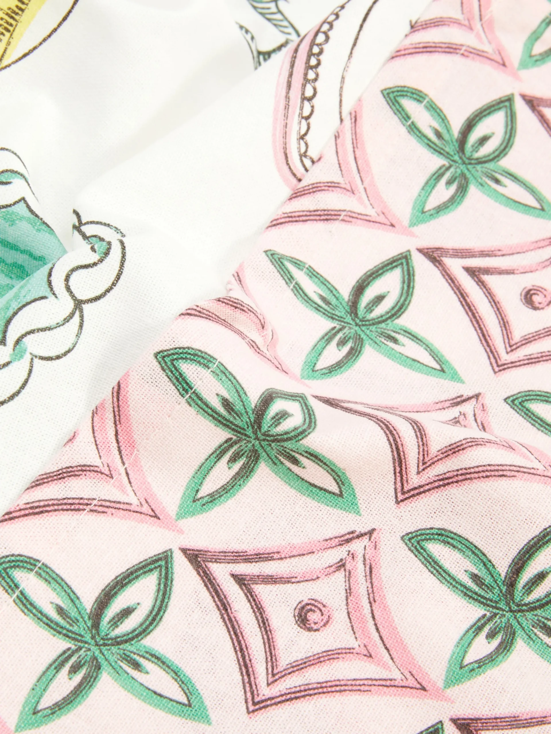 Art De La Table|Primark Lot De 2 Torchons Imprimés Rose