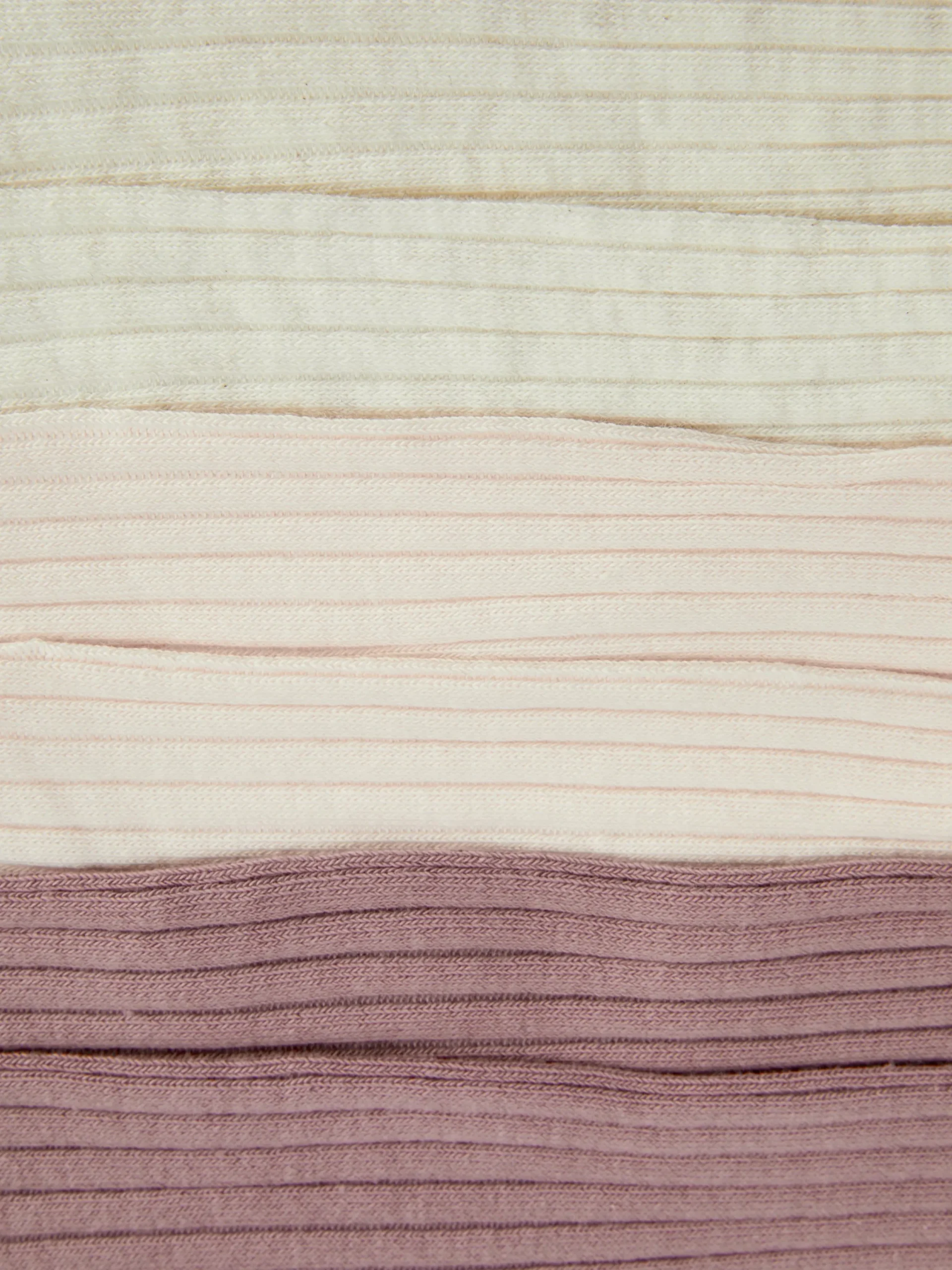 Chaussettes Et Collants|Primark Lot De 3 collants Côtelés Variés Rose