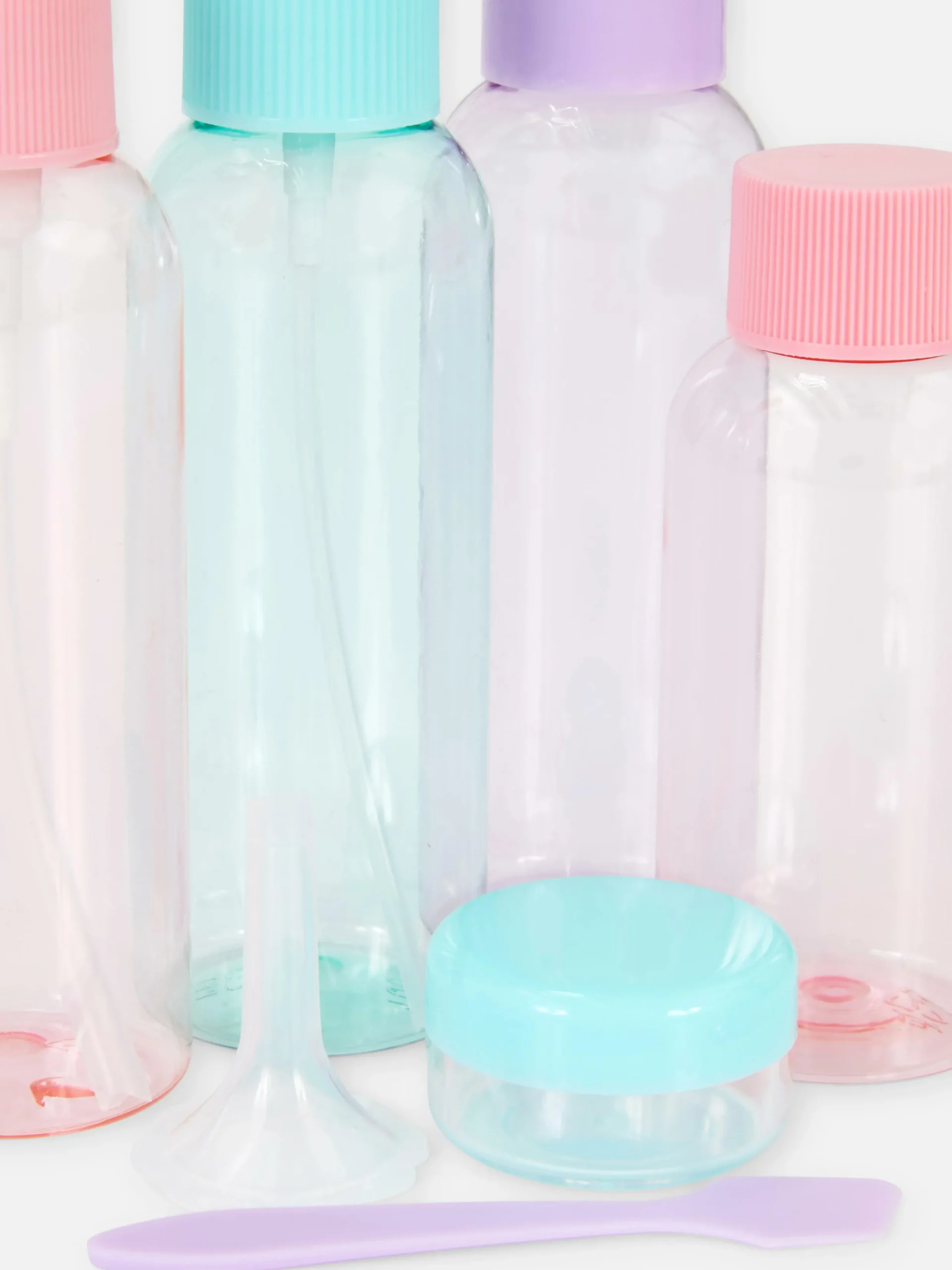 Accessoires De Soins|Accessoires Voyages|Primark Lot De Flacons De Voyage Multicolore