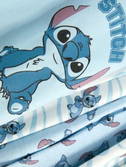 Pyjamas Et Vêtements De Nuit|Pyjamas Et Vêtements De Nuit|Primark Lot De 2 pyjamas à Manches Longues Disney Lilo & Stitch Bleu