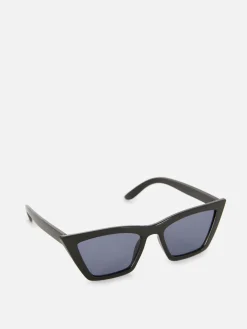 Lunettes De Soleil|Primark Lunettes De Soleil Carrées œil De Chat Noir