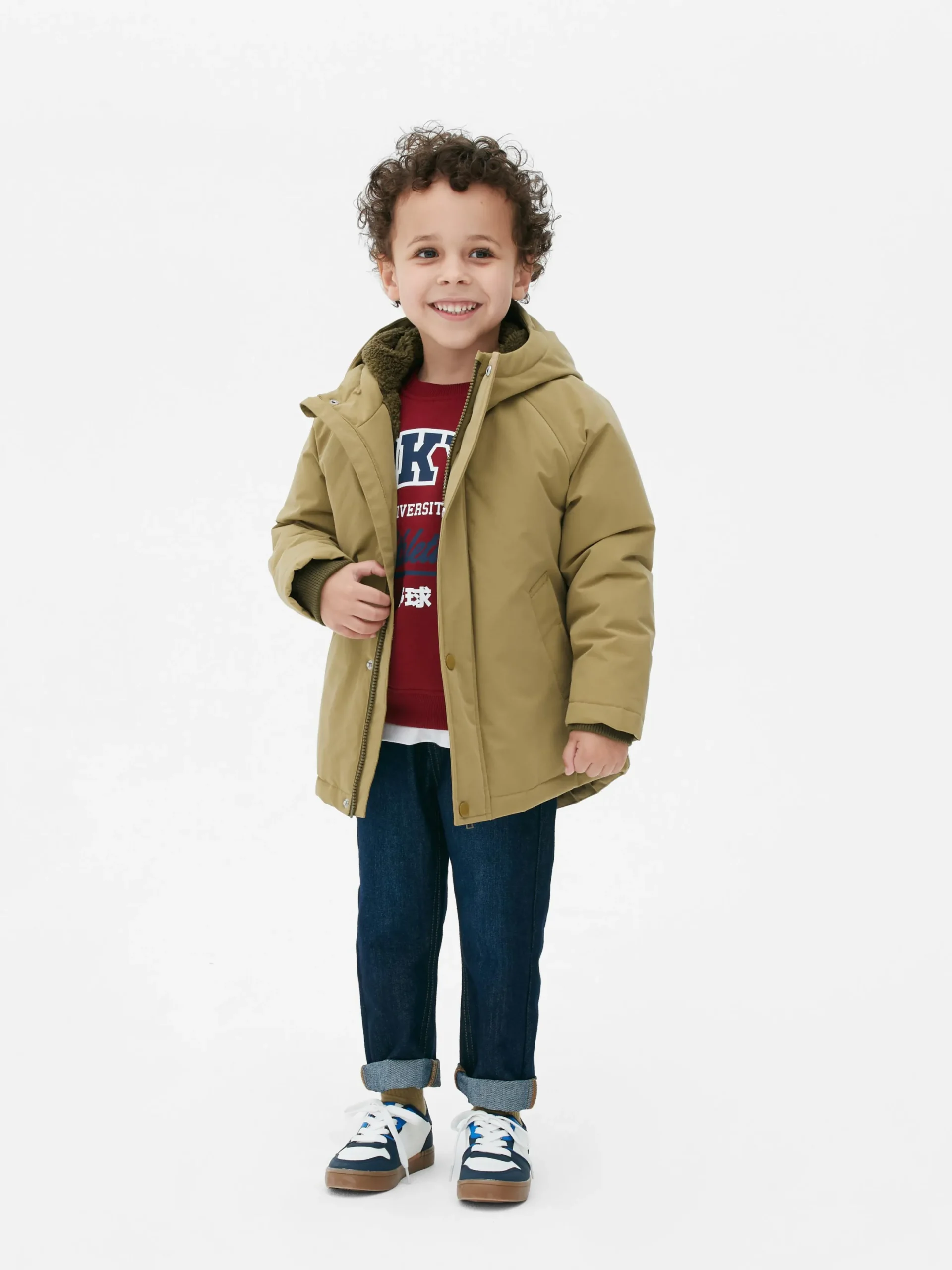 Manteaux Et Vestes|Primark Manteau Doublé Et Duveteux à Boutons Fauve