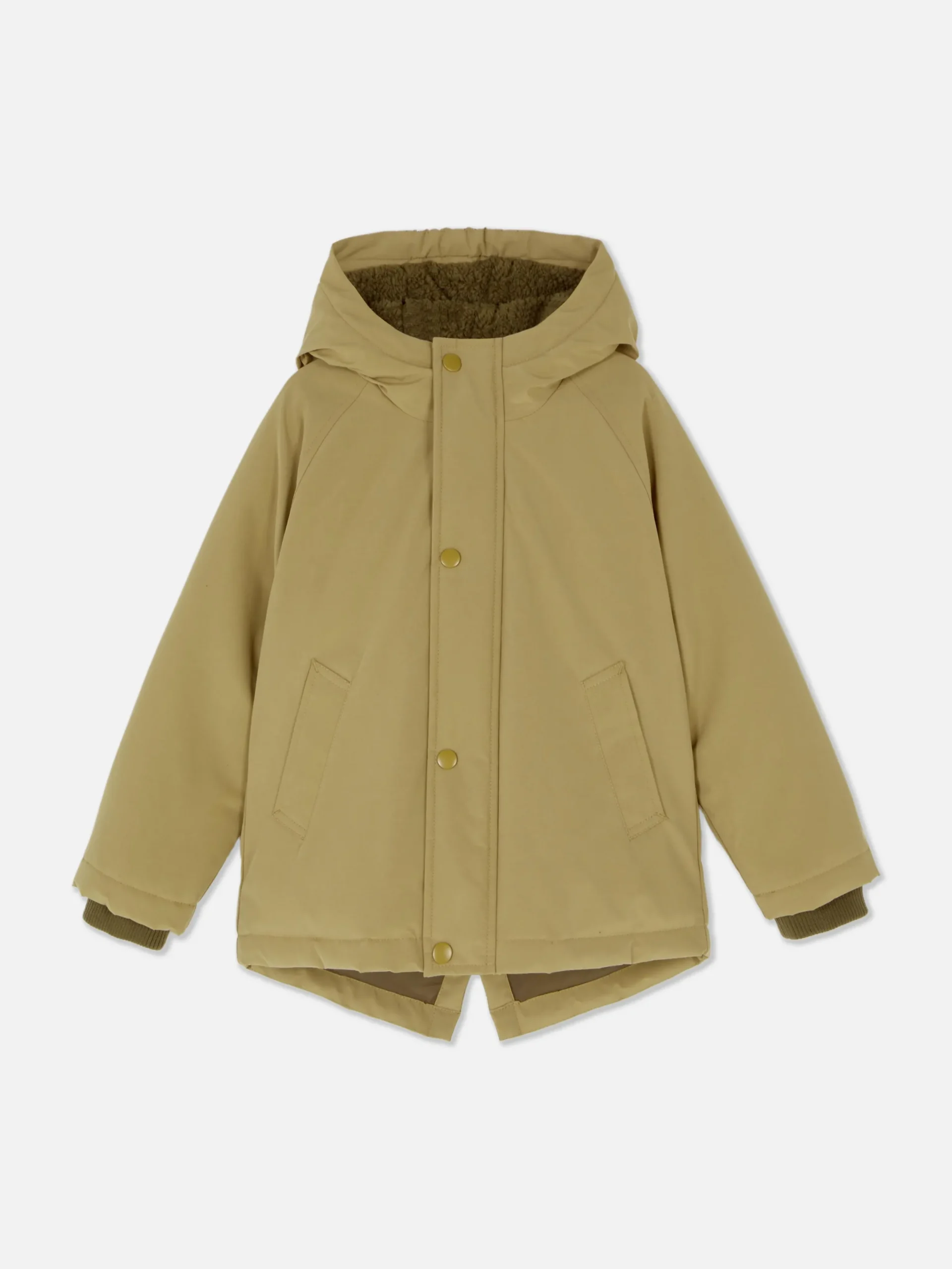 Manteaux Et Vestes|Primark Manteau Doublé Et Duveteux à Boutons Fauve