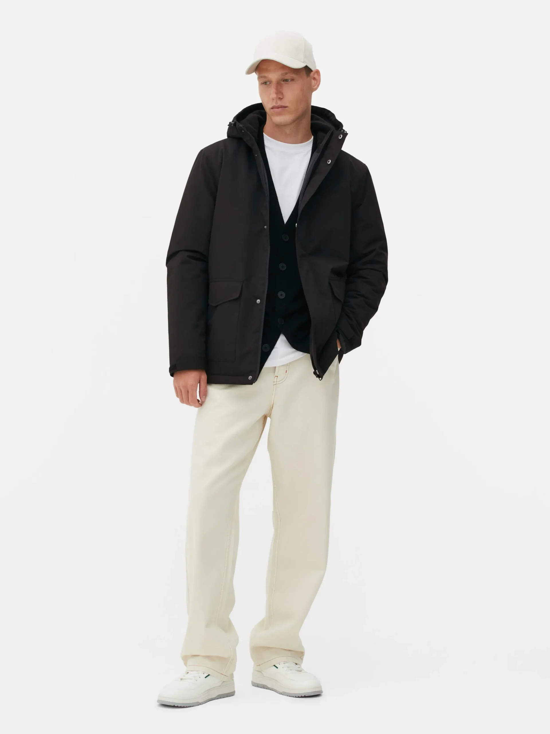 Manteaux Et Vestes|Primark Manteau Matelassé Court Noir