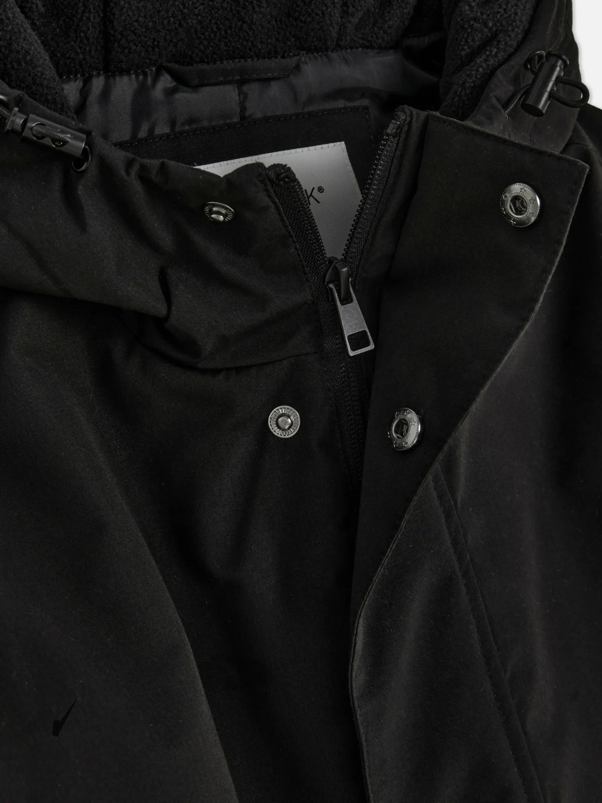 Manteaux Et Vestes|Primark Manteau Matelassé Court Noir