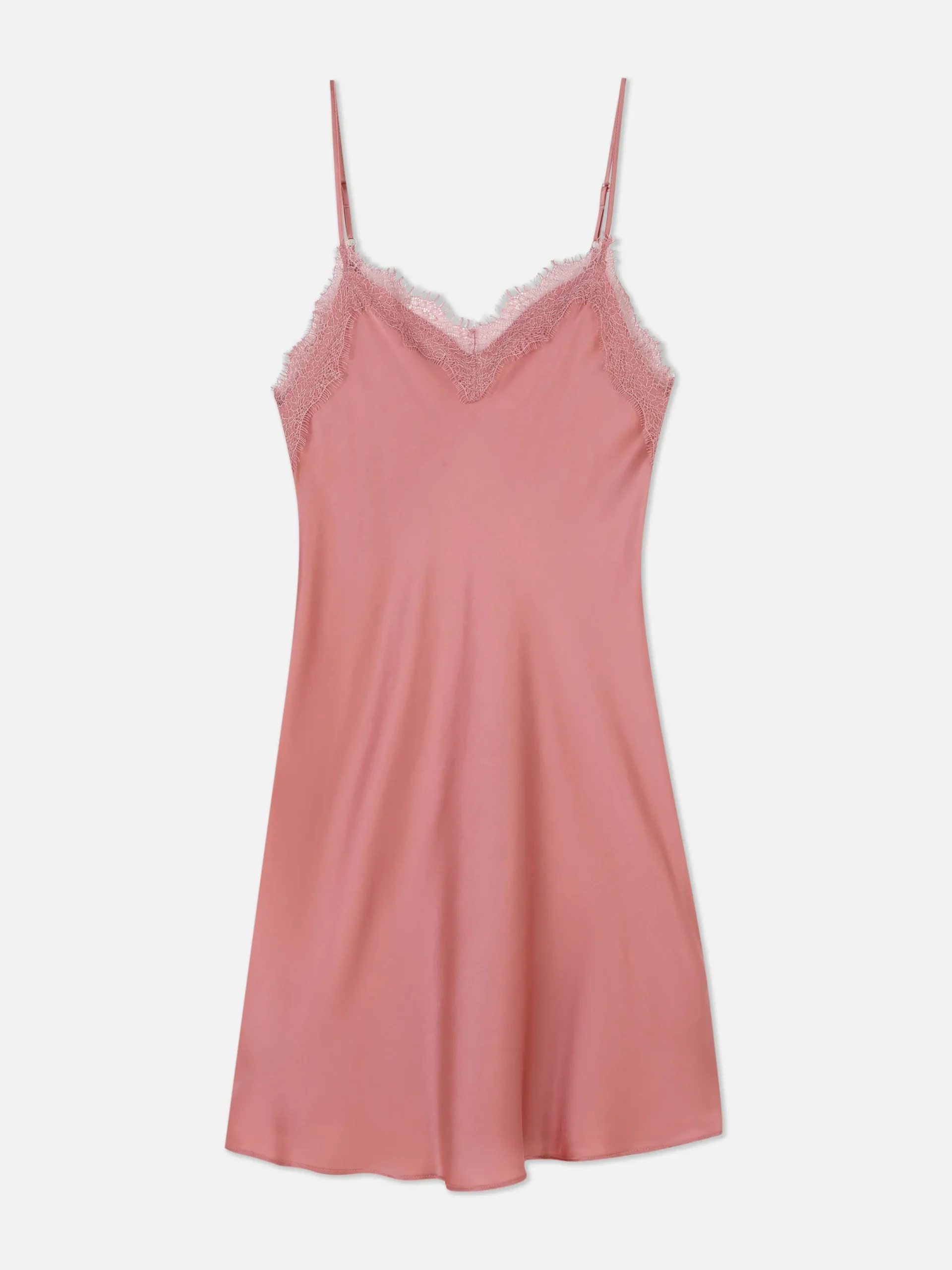 Combinaisons Et Caracos|Primark Mini Nuisette à Finitions En Dentelle Rose poudré