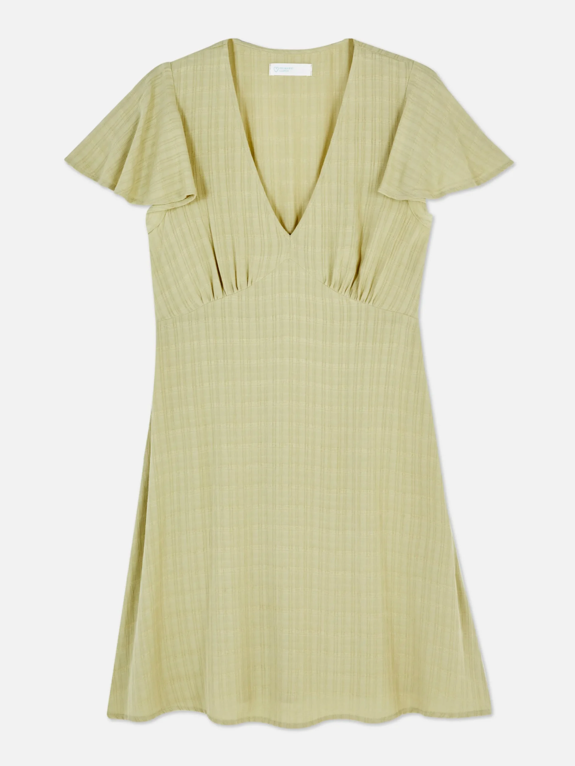 Robes|Primark Mini Robe à Manches Courtes Vert clair