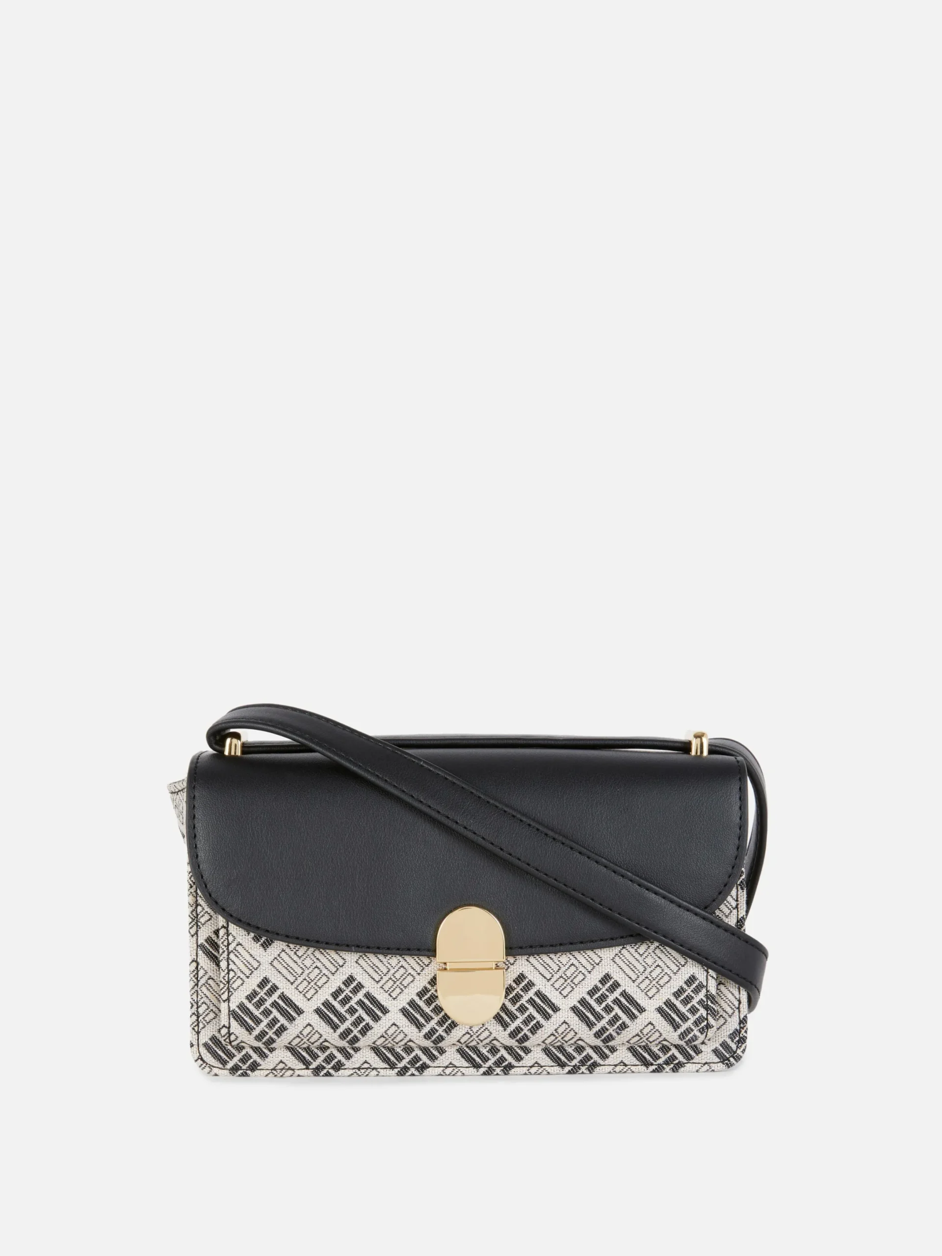 Sacs Et Porte-Monnaie|Primark Mini Sac à Bandoulière Monogramme Noir