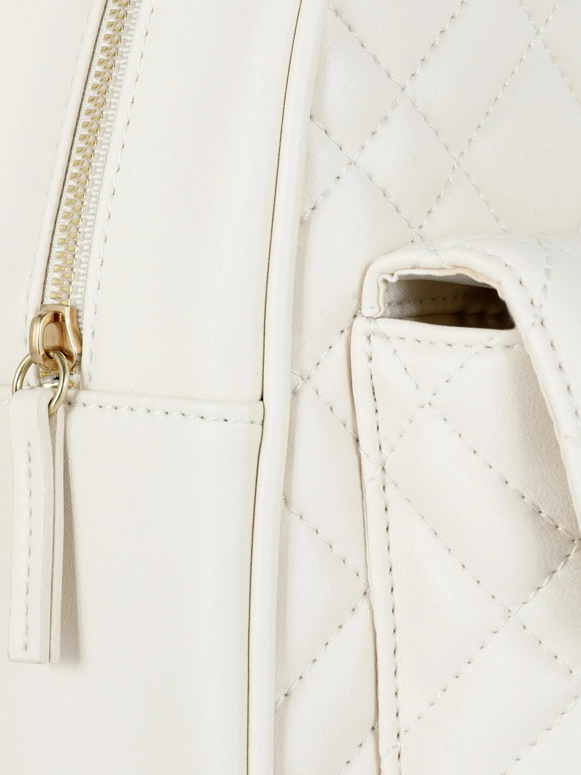 Sacs Et Porte-Monnaie|Primark Mini Sac à Dos Matelassé Blanc
