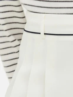 Jupes|Primark Mini-jupe De Tennis Plissée Blanc