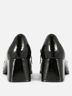 Vêtements Gothiques|Chaussures À Talons|Primark Mocassins à Talon Noir